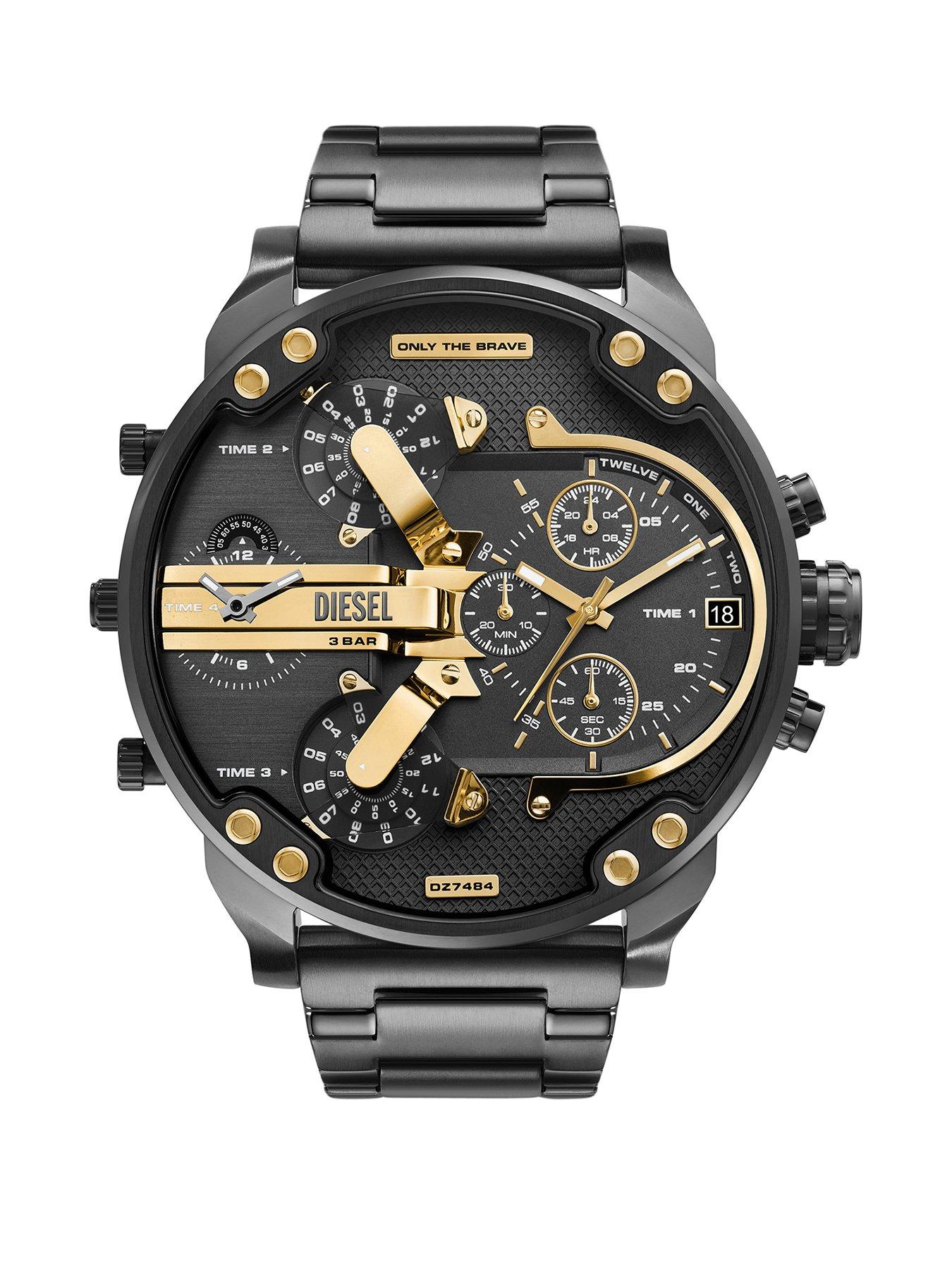 Diesel Men's Mr. Daddy Chronograph, Gunmetal Stainless Steel Watch