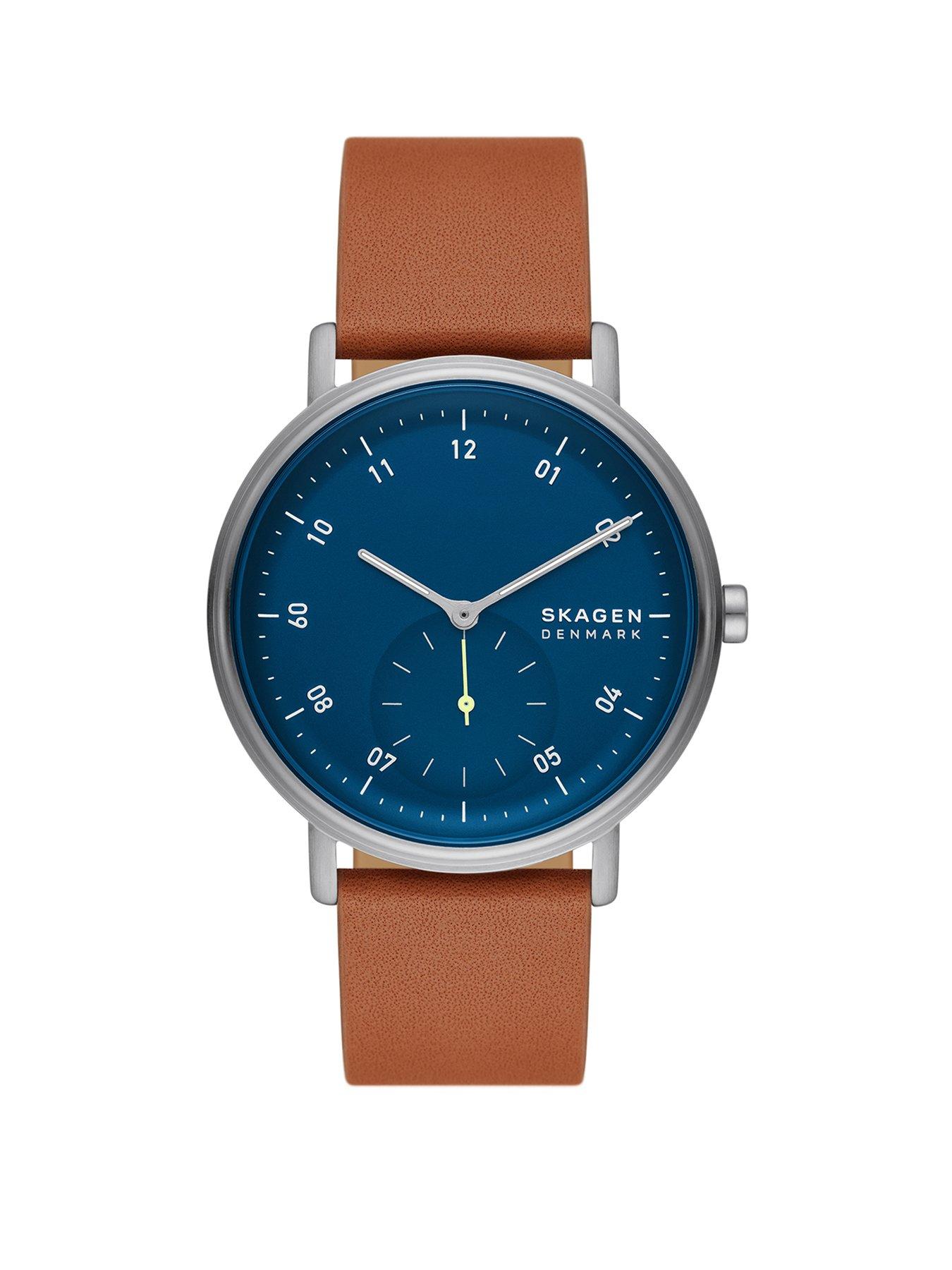 undefined Skagen Men's Kuppel Two-Hand Sub-Second, Silver Stainless Steel Watch