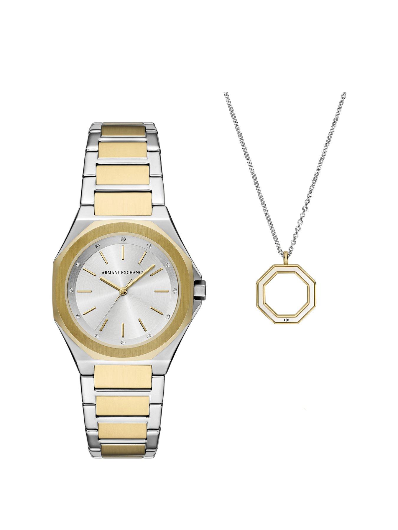 armani-exchange-armani-exchange-womens-three-hand-two-tone-stainless-steel-watch-and-necklace-set