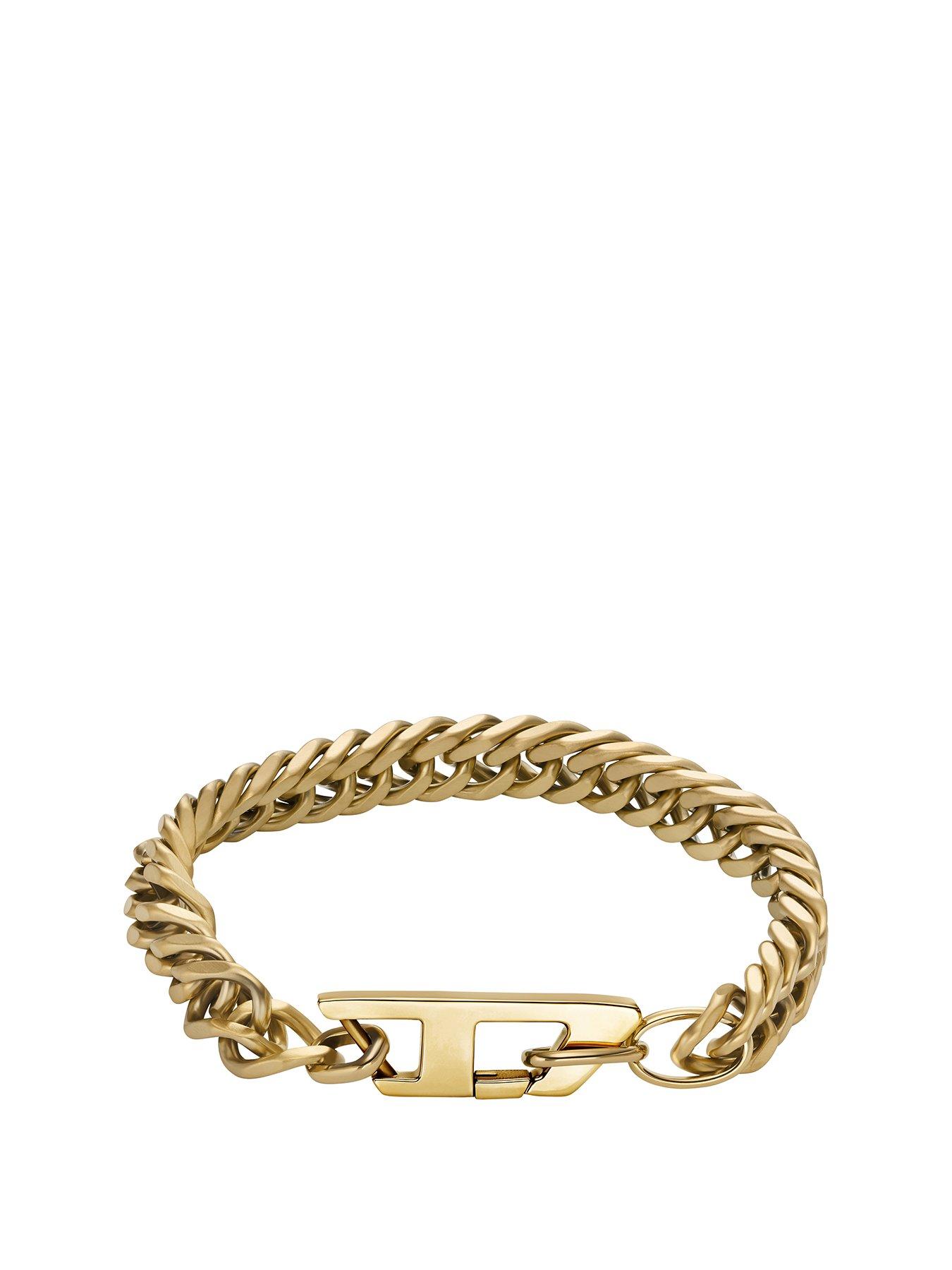 diesel-diesel-mens-matte-gold-tone-stainless-steel-chain-bracelet