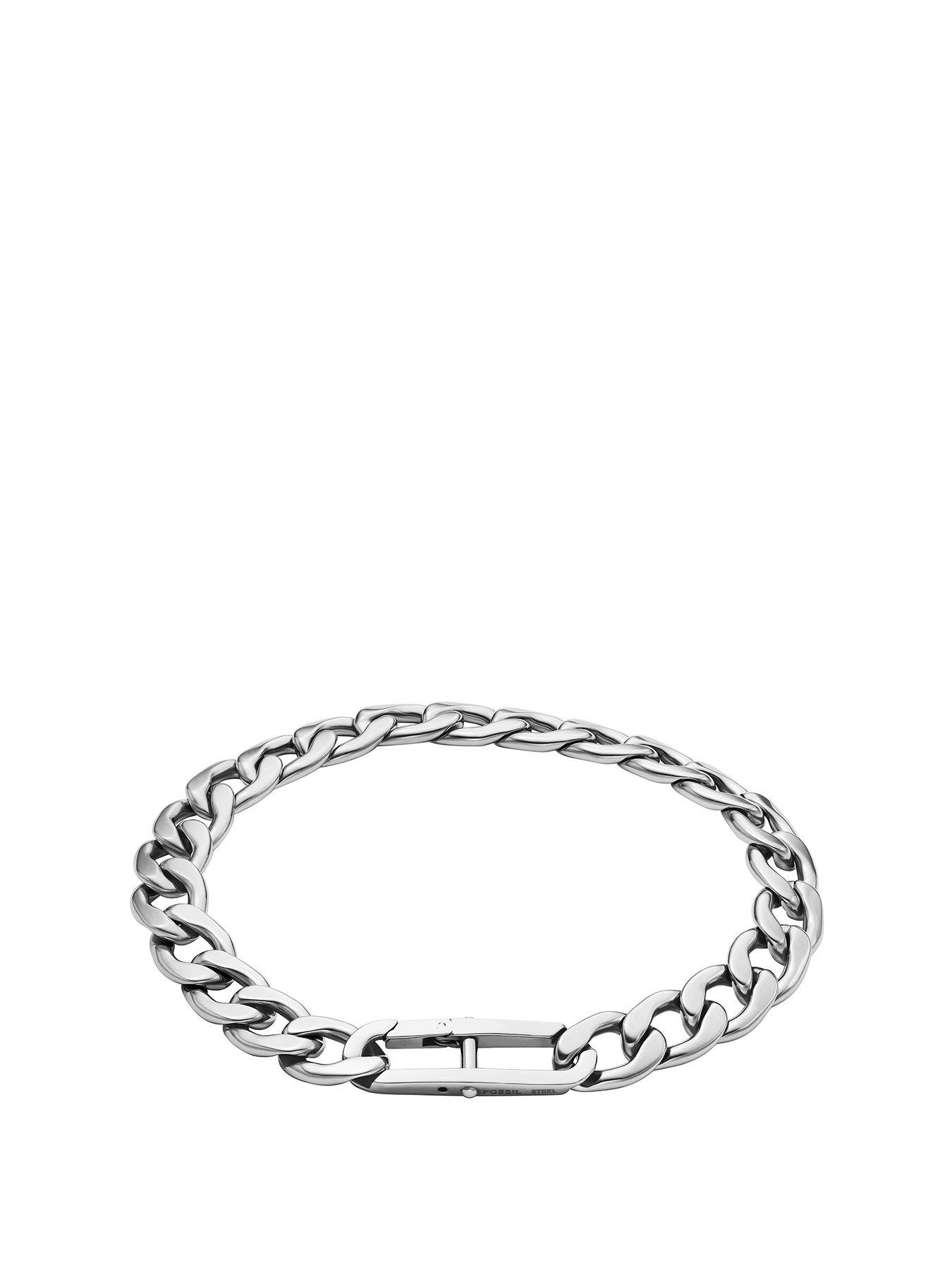 undefined Heritage D-Link Stainless Steel Chain Bracelet