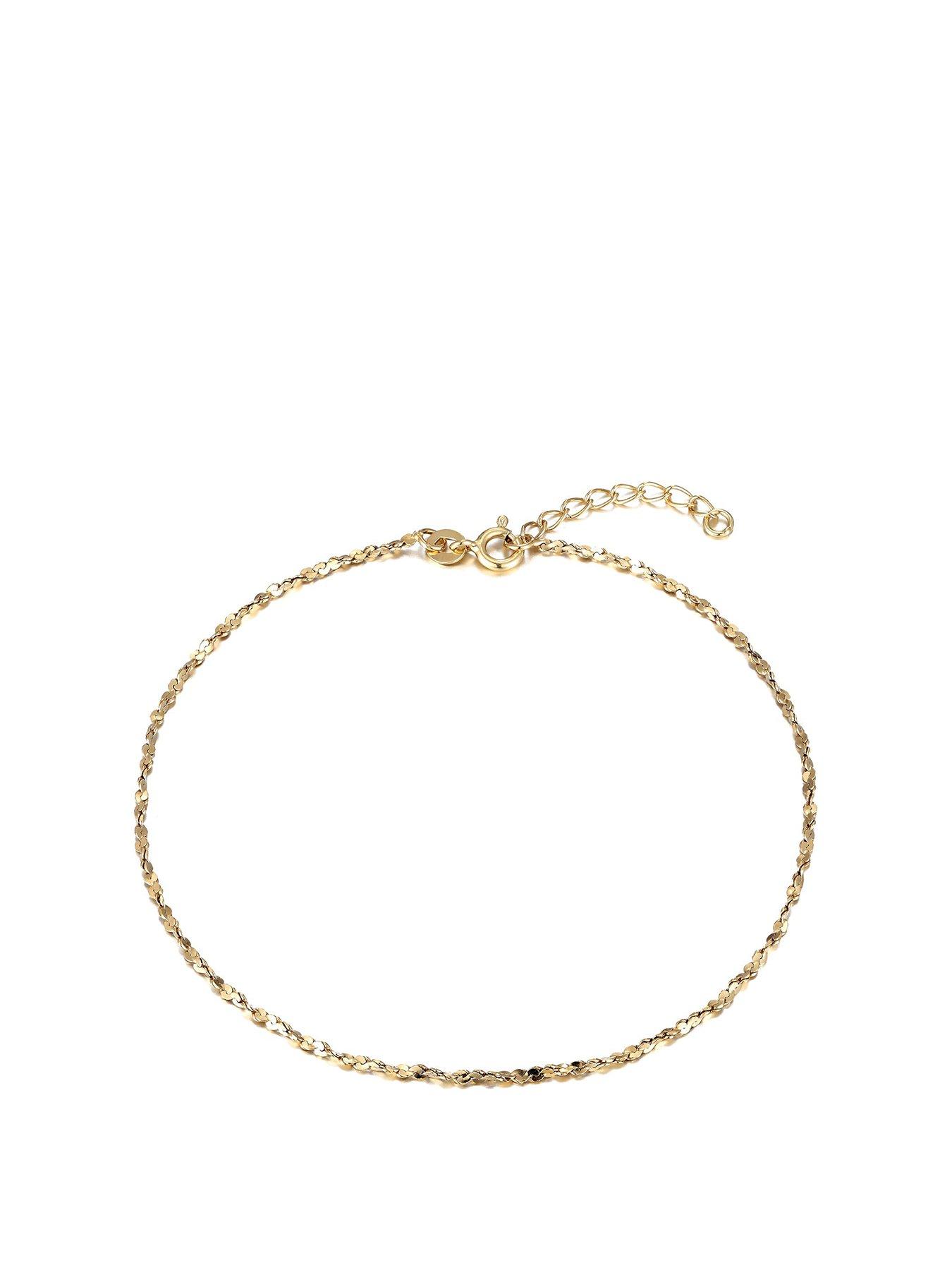 Seol + Gold Twisted Serpentine Anklet