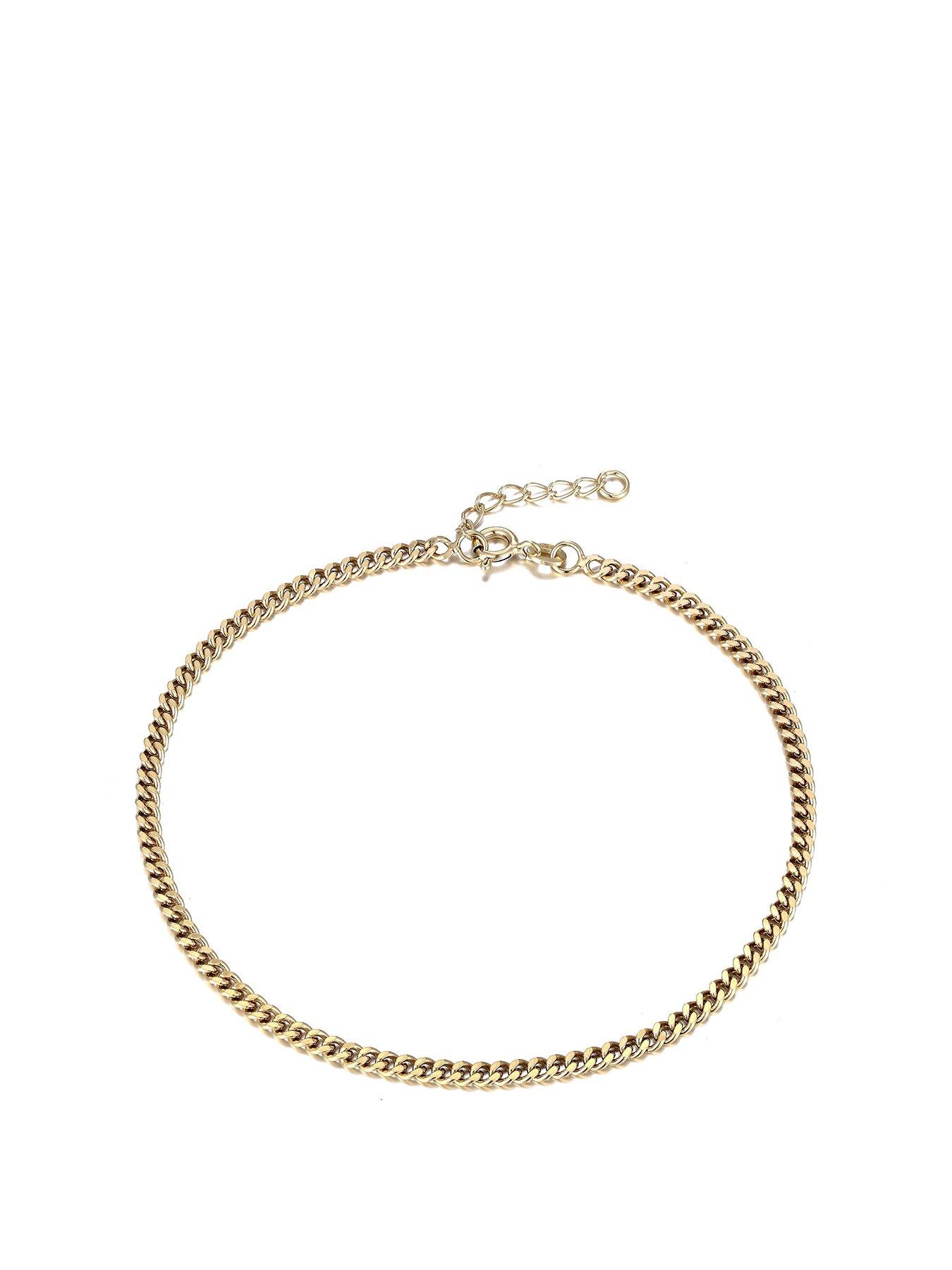 seol-gold-curb-chain-anklet