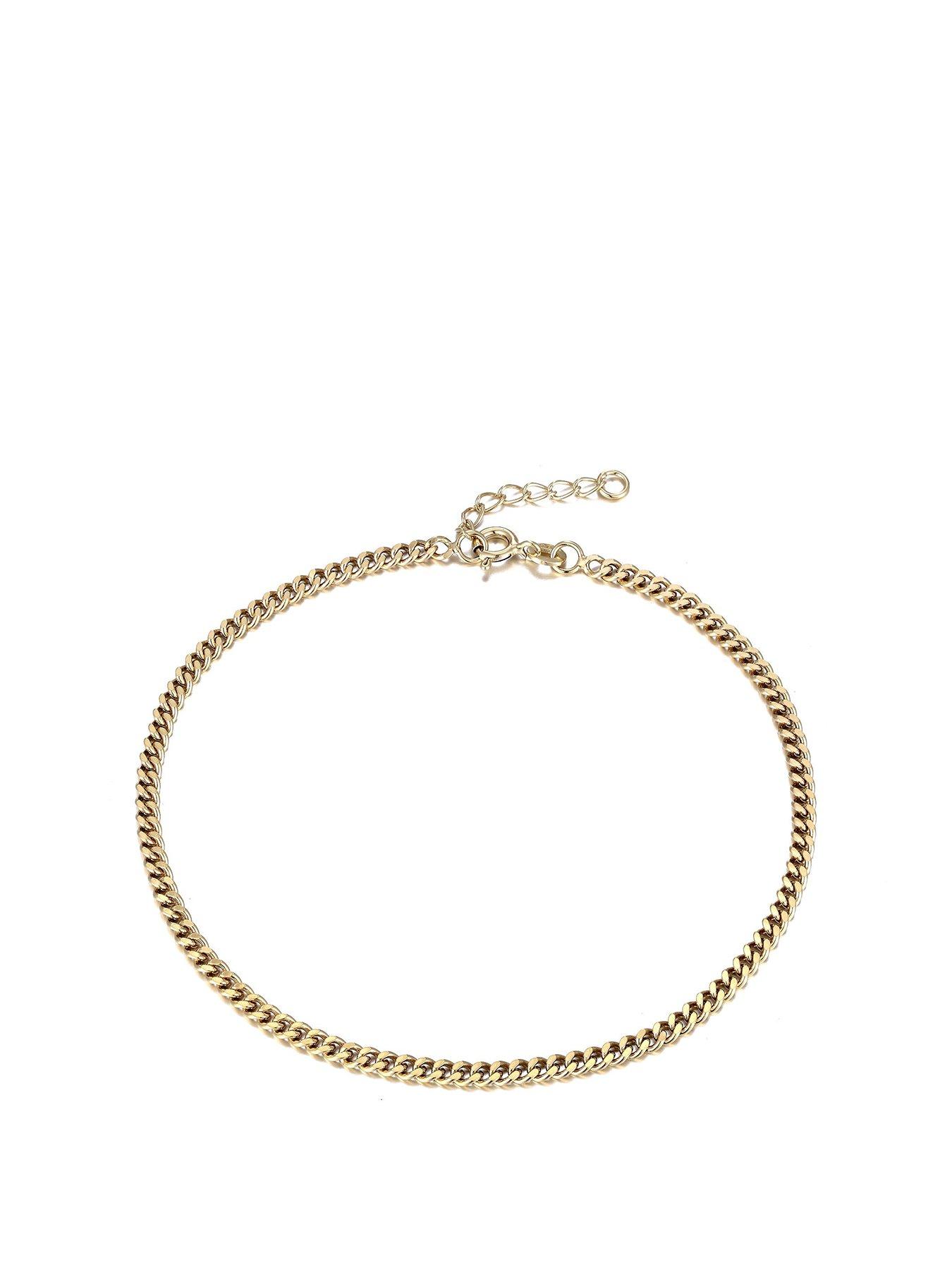 Seol + Gold Curb Chain Anklet
