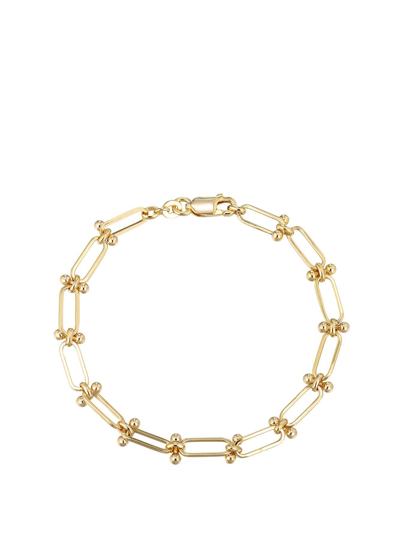 Seol + Gold Ball and Link Bracelet