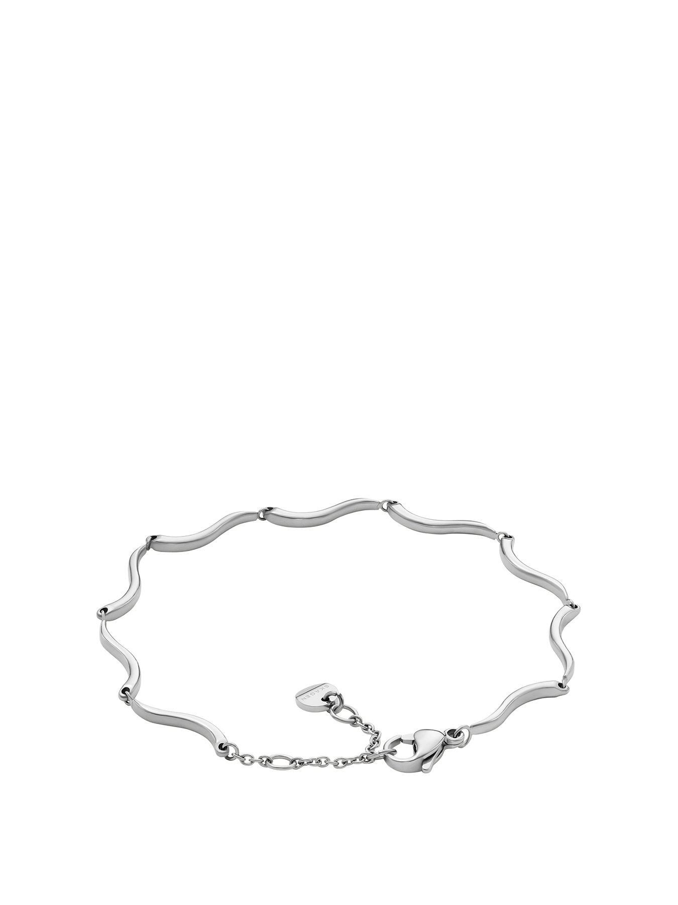 undefined Kariana Waves Stainless Steel Chain Bracelet