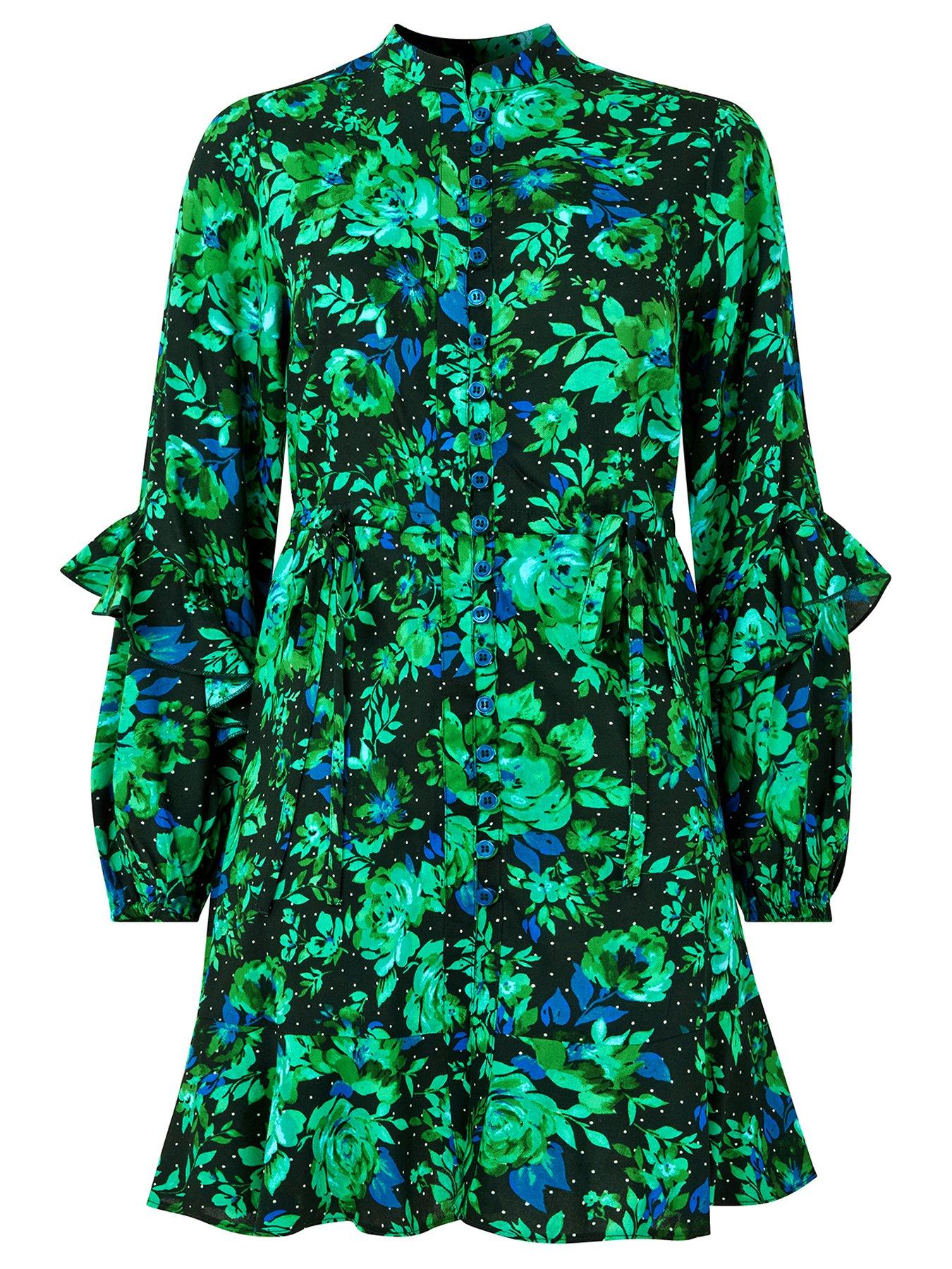 joe-browns-winter-florals-tunic-dress-bright-greendetail