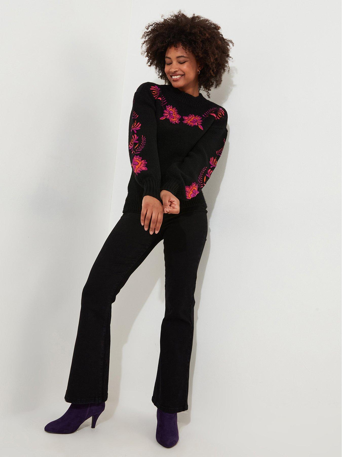 joe-browns-stunning-florals-embroidered-jumper-blackstillFront