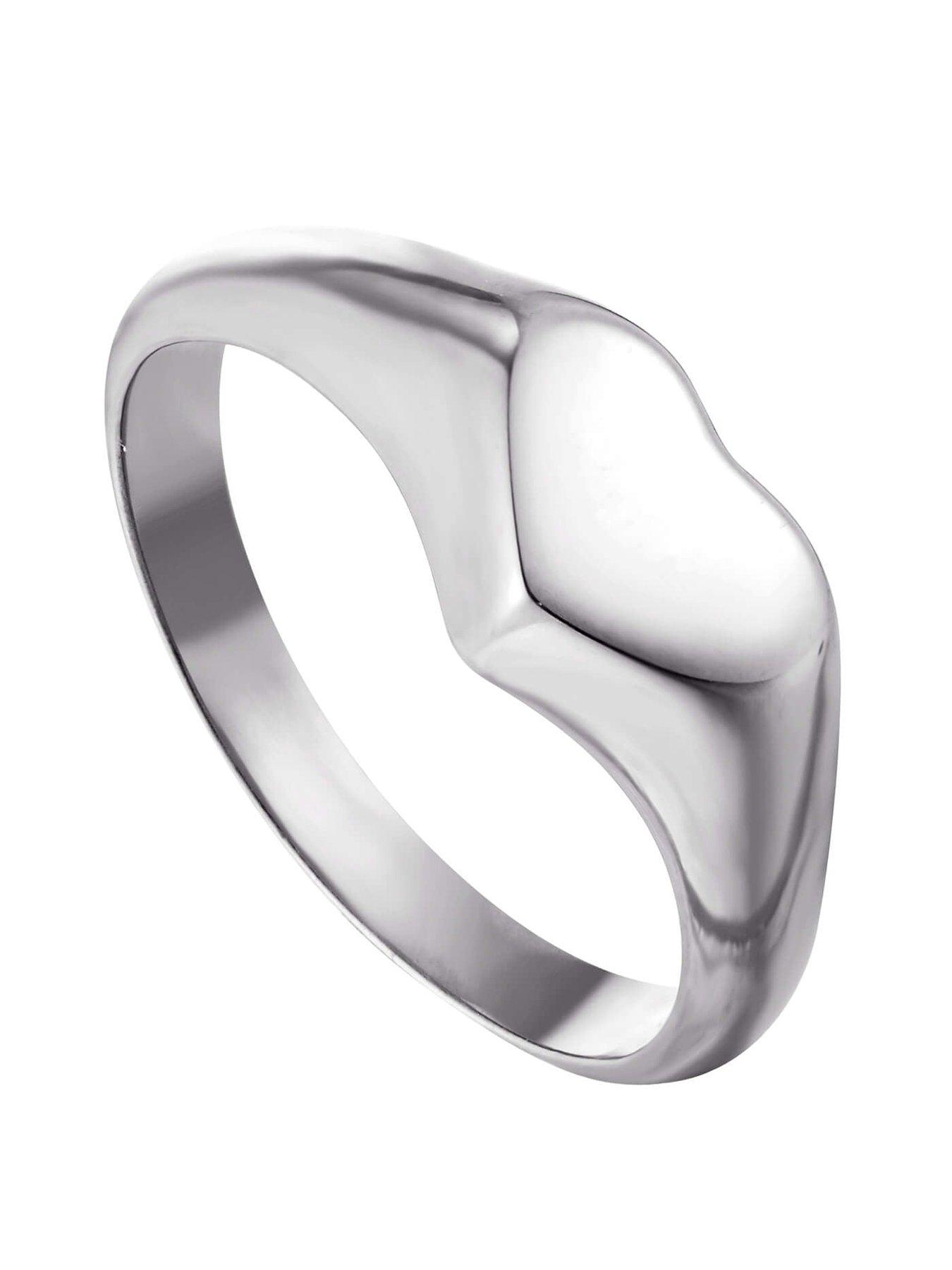undefined Heart Signet Ring