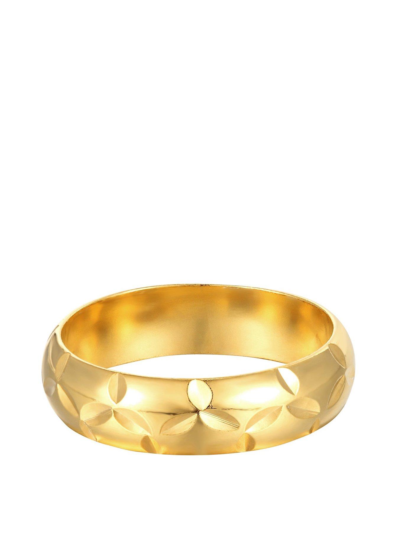 seol-gold-diamond-cut-band-ring