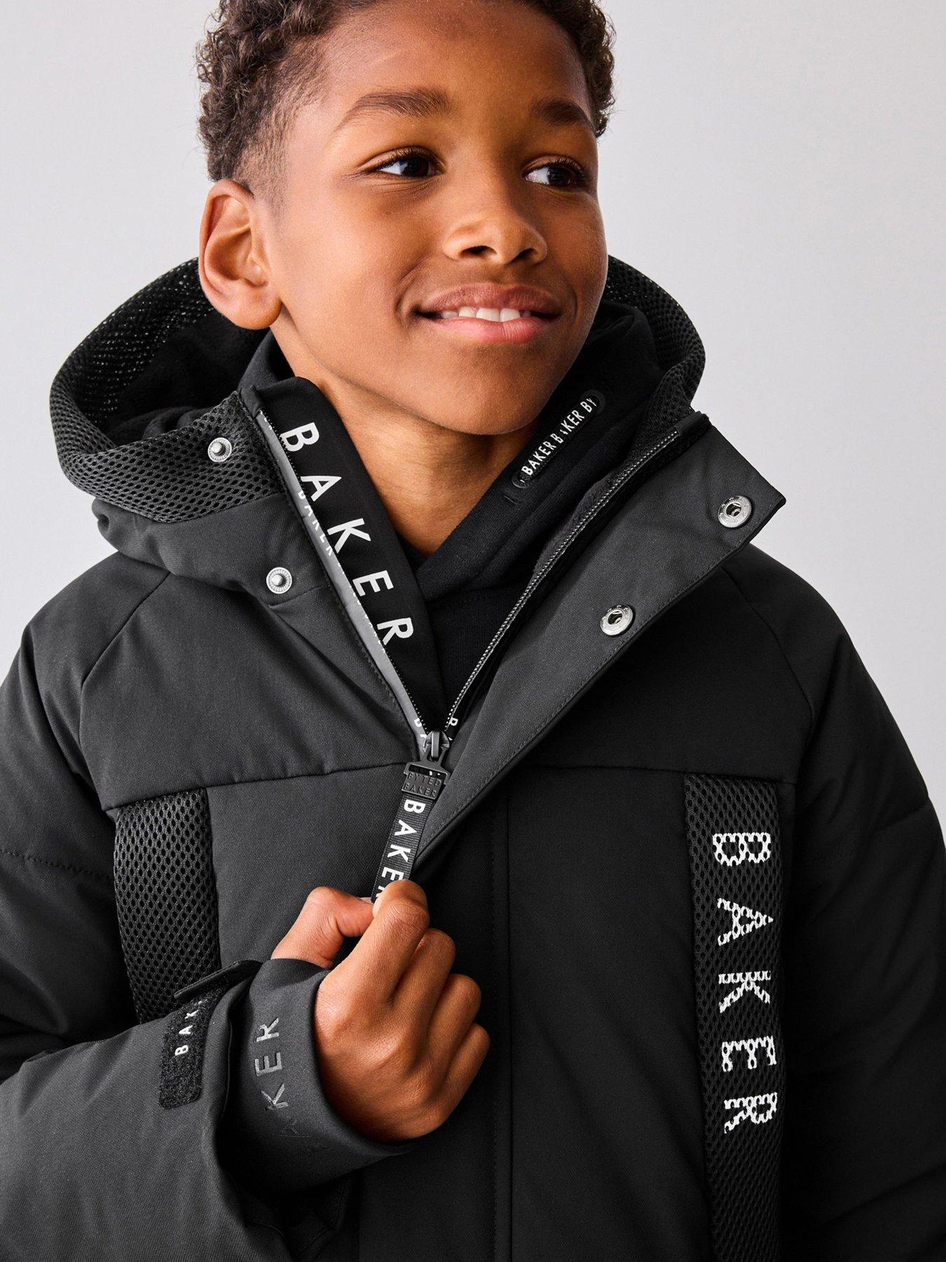 ted-baker-baker-by-ted-baker-boys-hybrid-parka-blackoutfit