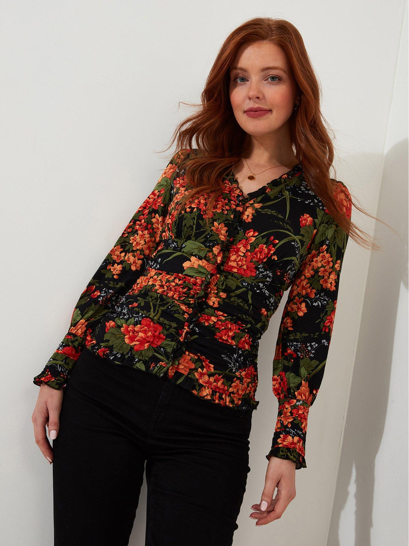 joe-browns-printed-blouse-black