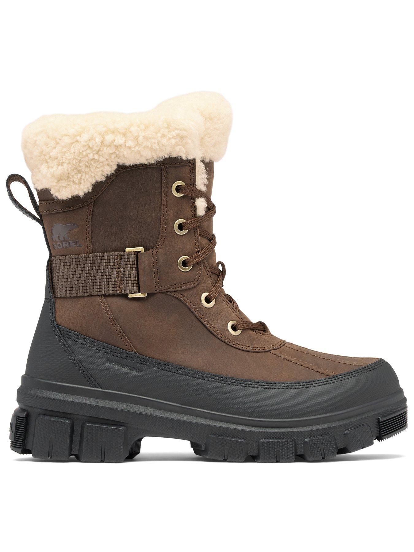 SOREL Womens Torino 5 Parc Waterproof Boots - Brown