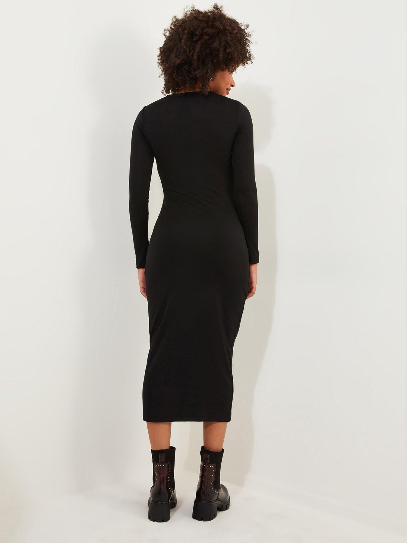 joe-browns-cut-out-detail-bodycon-midi-dress-blackback