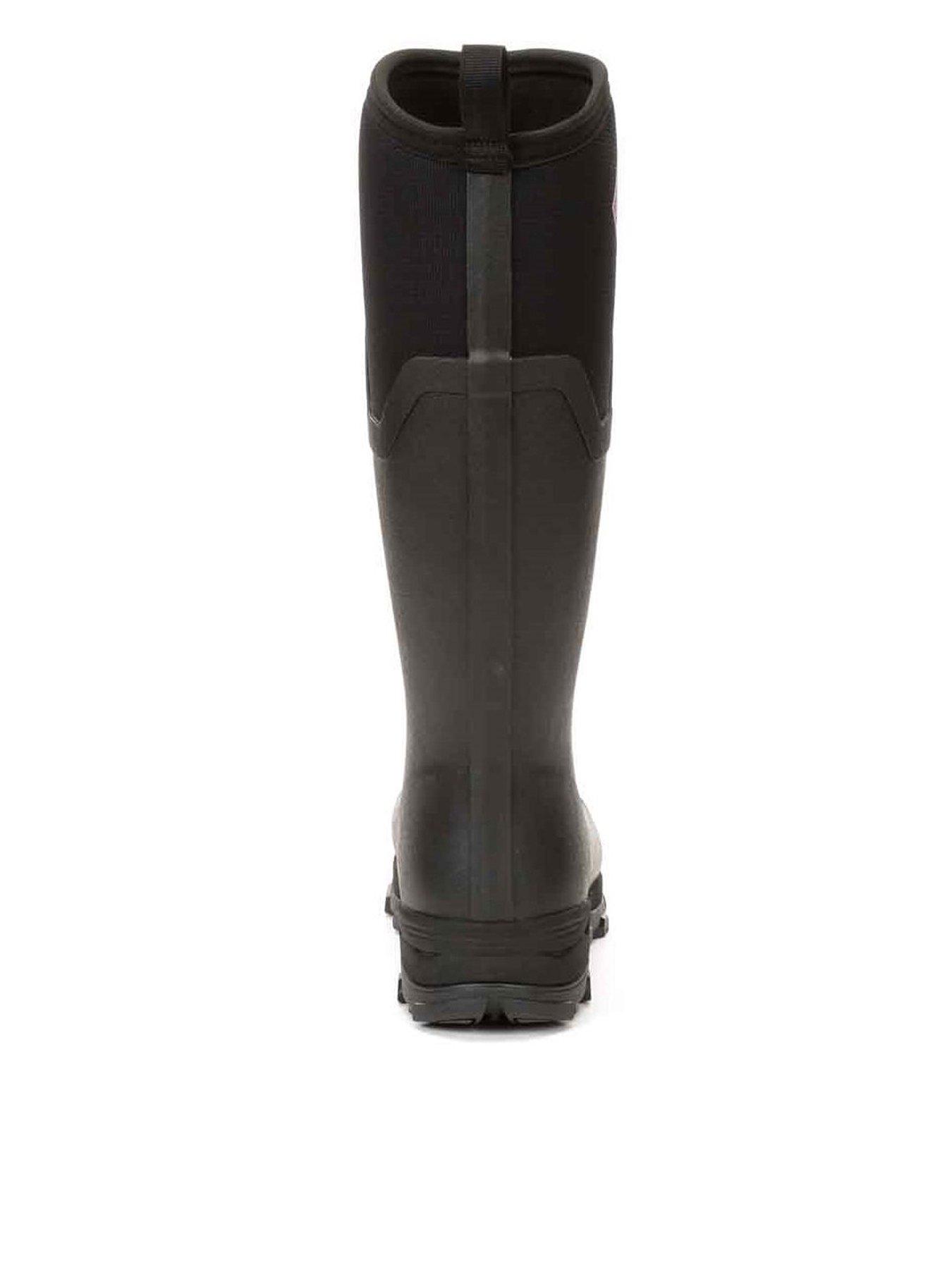 Image 3 of 6 of Muck Boots Ladies Arc Ice Tall Agat Boots - Black / Pink