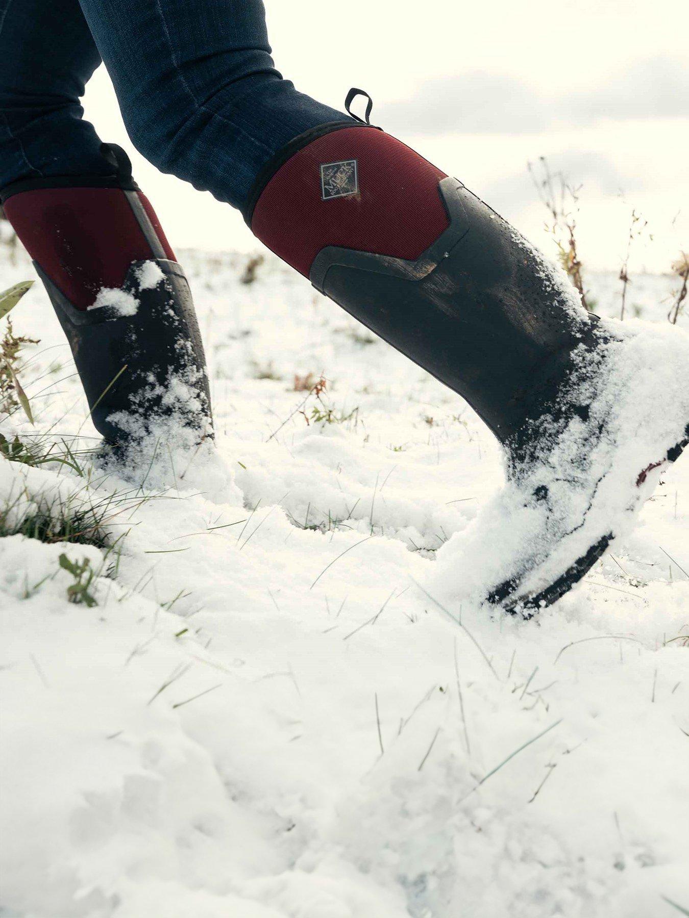 Image 6 of 6 of Muck Boots Ladies Arc Ice Tall Agat Boots - Black / Burgundy