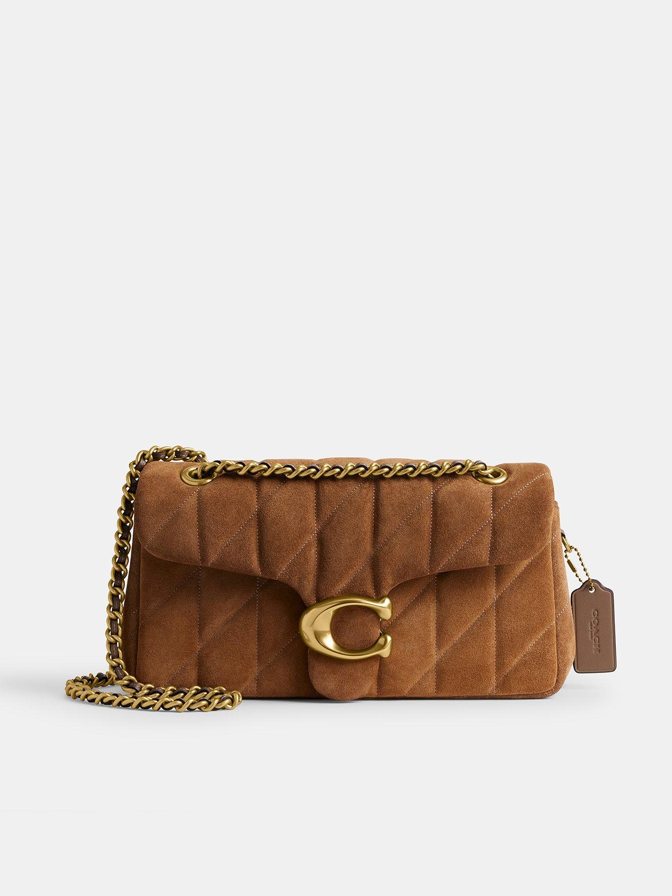 Coach gold chain bag sale