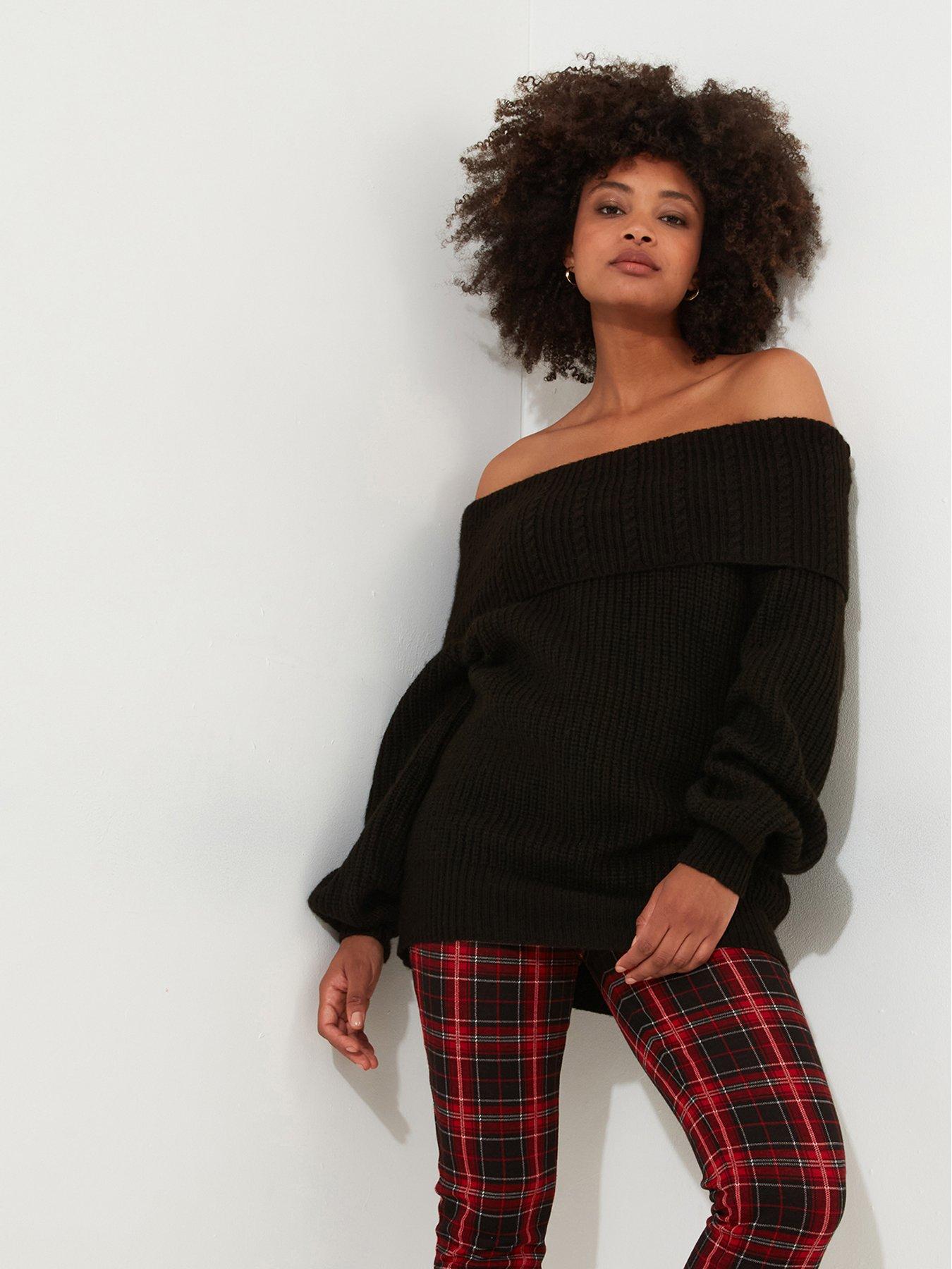 joe-browns-off-the-shoulder-jumper-blackfront