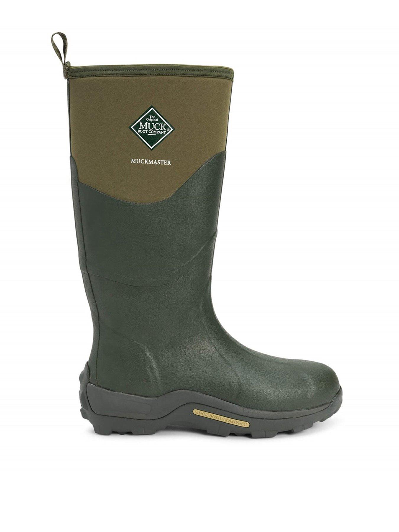 Image 1 of 6 of Muck Boots Unisex Muckmaster Hi Boots - Dark Green