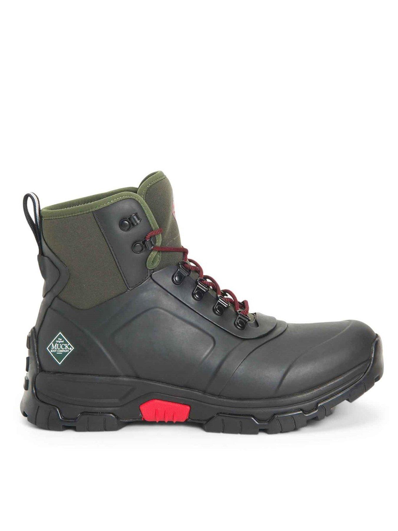 Image 1 of 6 of Muck Boots Mens Mens Apex Lace Up Boots - Black
