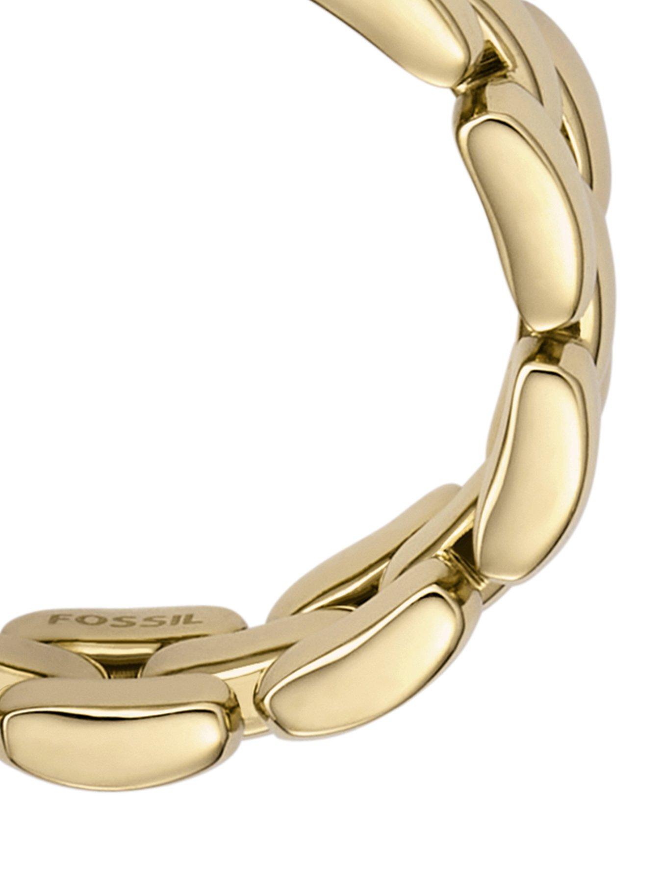 fossil-fossil-womens-arden-watch-links-gold-tone-stainless-steel-band-ringoutfit