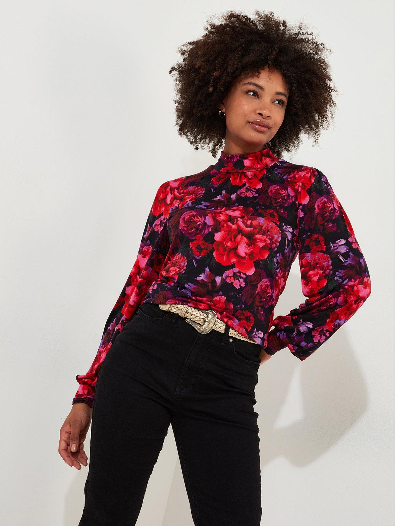 joe-browns-jersey-print-top-reddetail