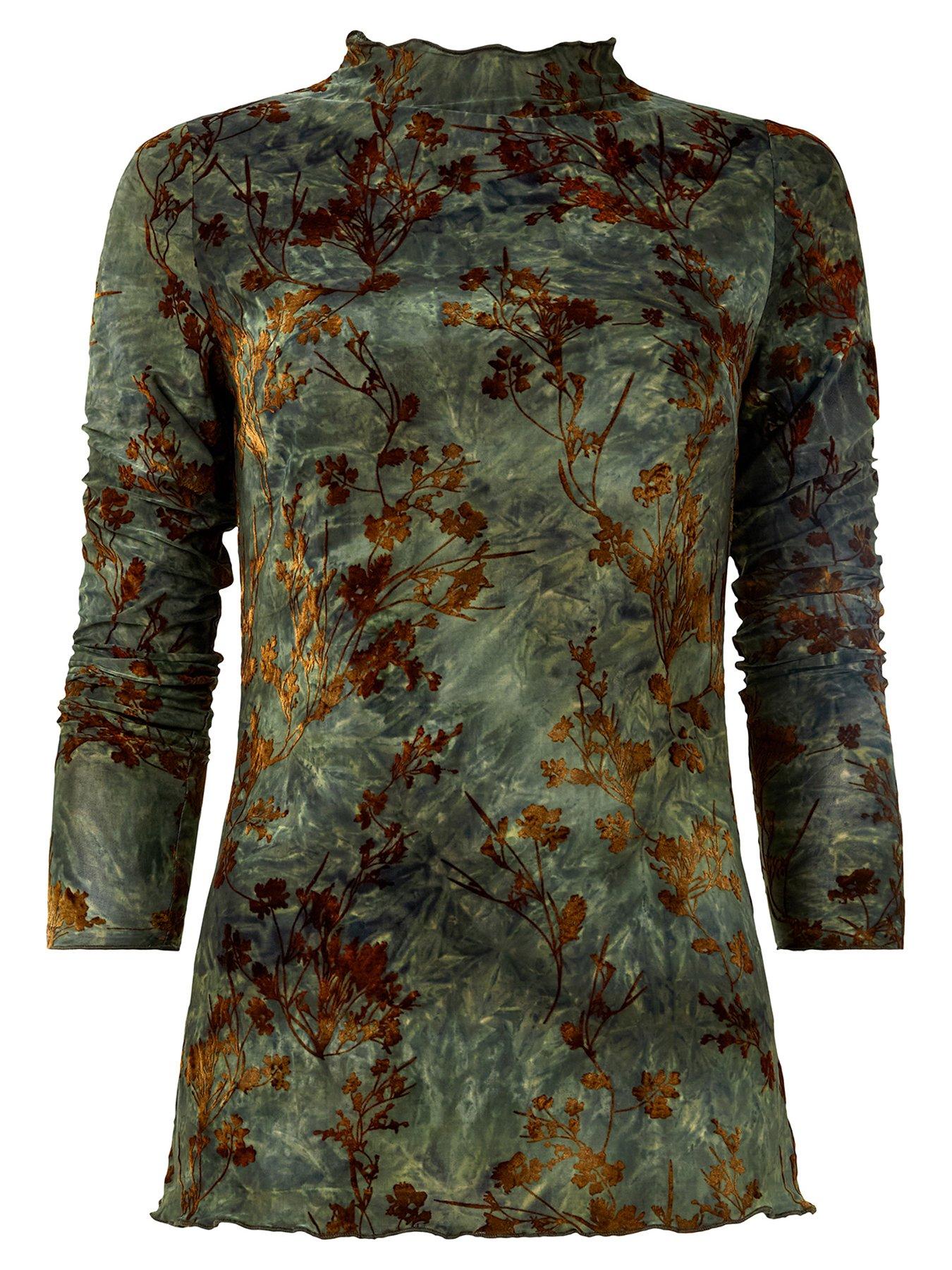 joe-browns-danielle-flocked-top-greendetail