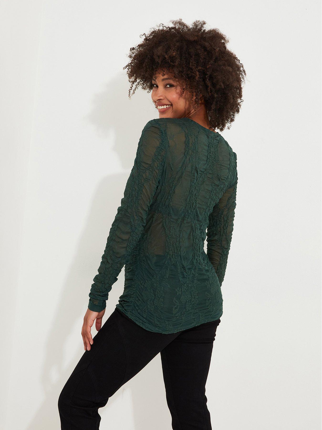 joe-browns-cut-out-detail-top-greenstillFront