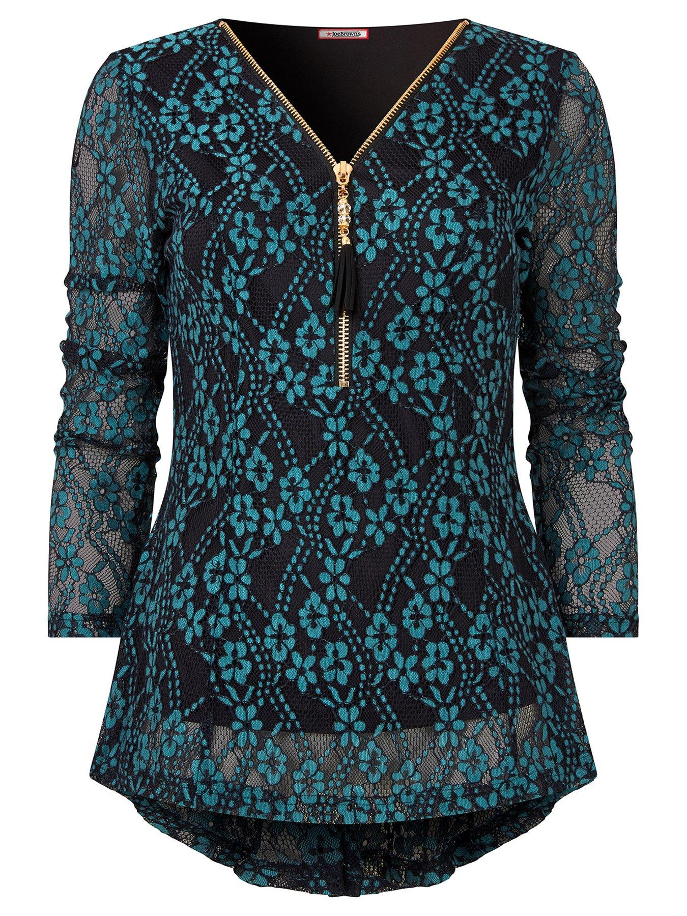 joe-browns-lace-zip-top-greendetail