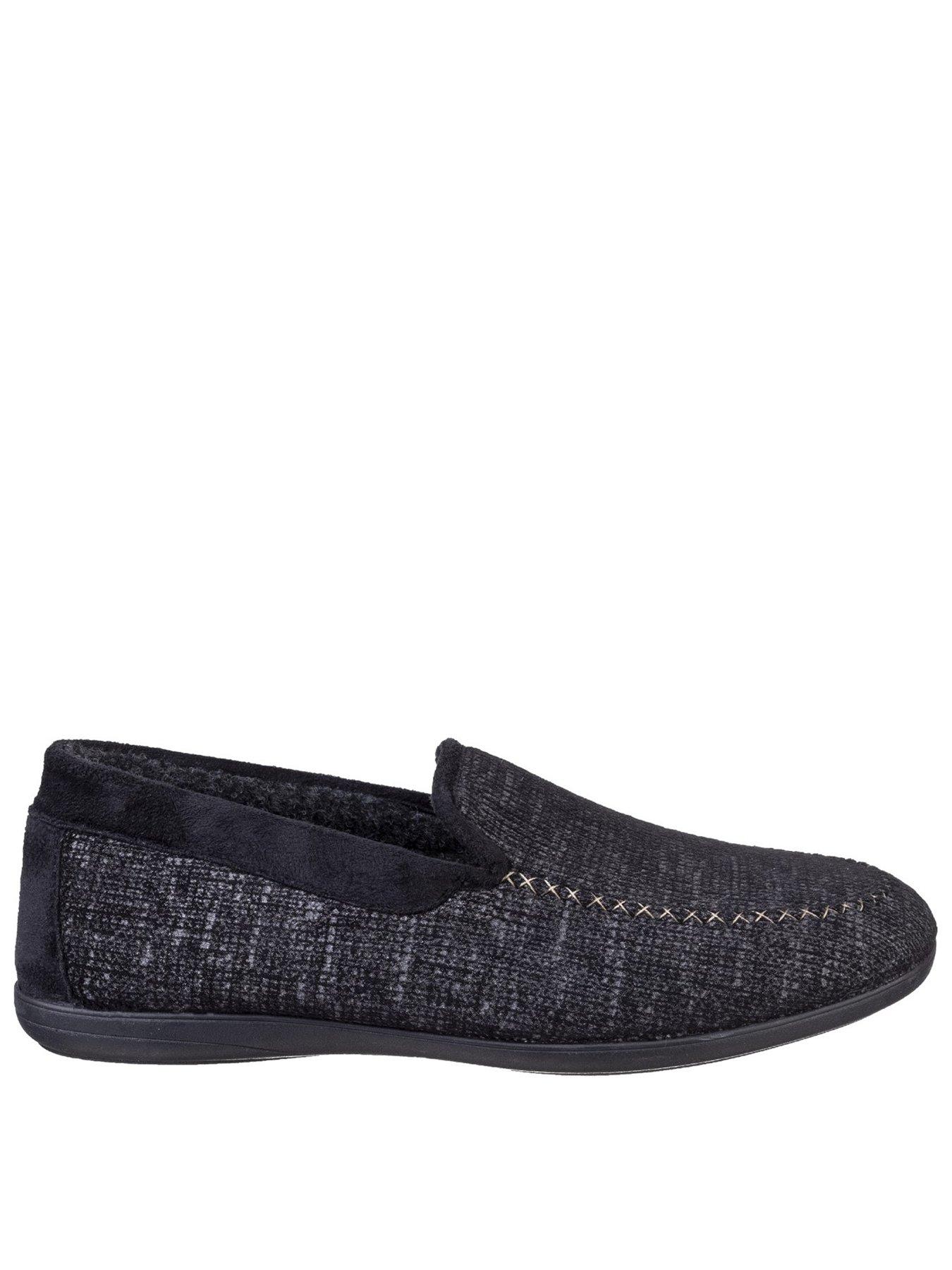 Image 1 of 4 of Cotswold Mens Stanley Slippers - Black