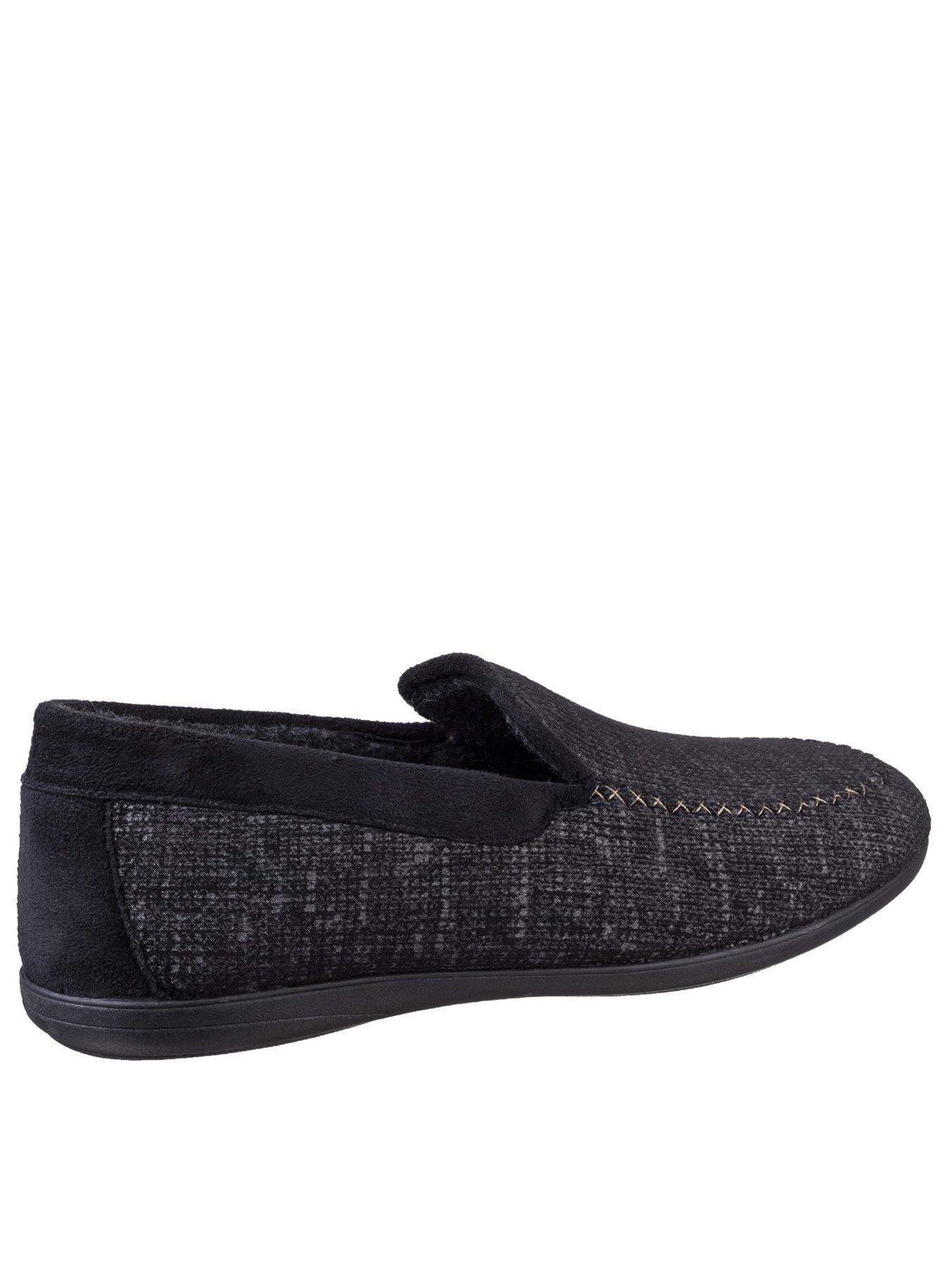 Image 3 of 4 of Cotswold Mens Stanley Slippers - Black