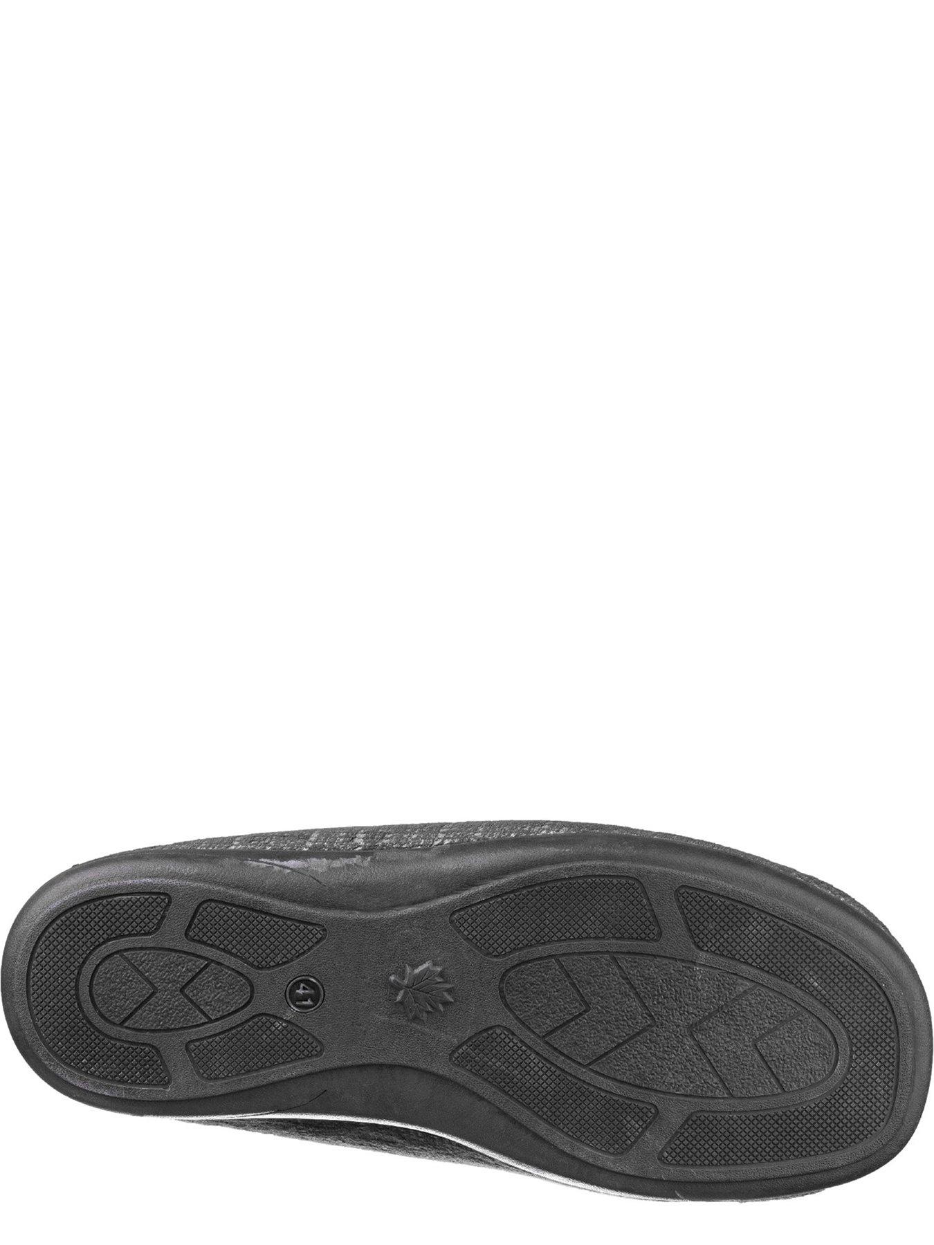 Image 4 of 4 of Cotswold Mens Stanley Slippers - Black