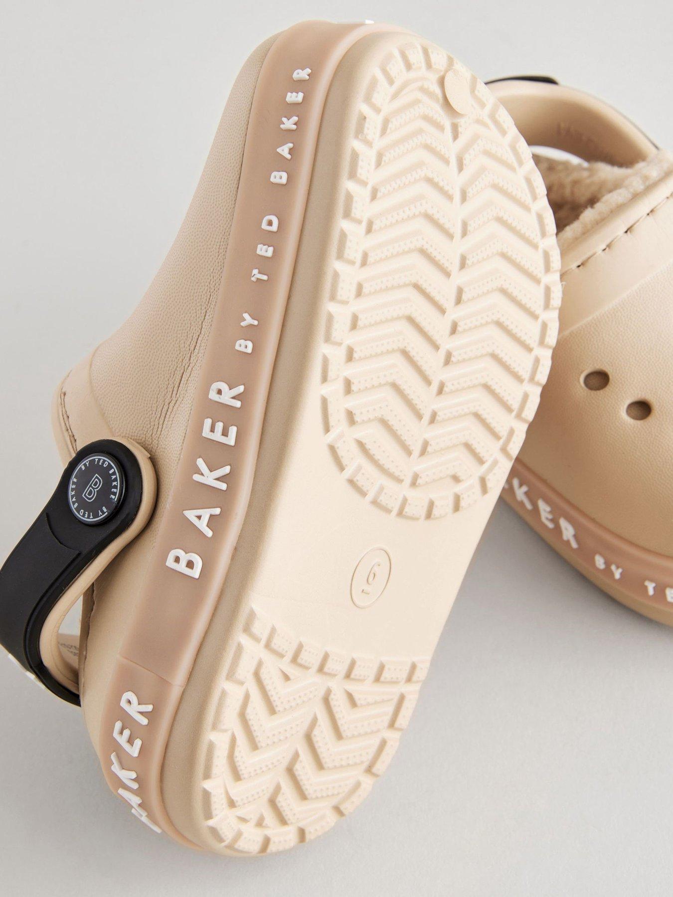 Image 4 of 5 of Ted Baker Younger Boys Borg Sling Back Light Up Shoe - Stone
