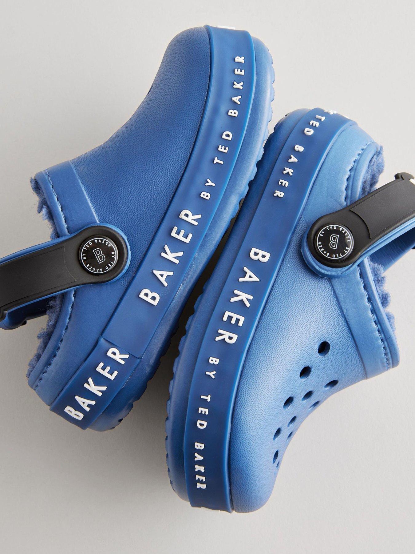 Image 2 of 5 of Ted Baker Younger Boys Borg Sling Back Shoe - Blue