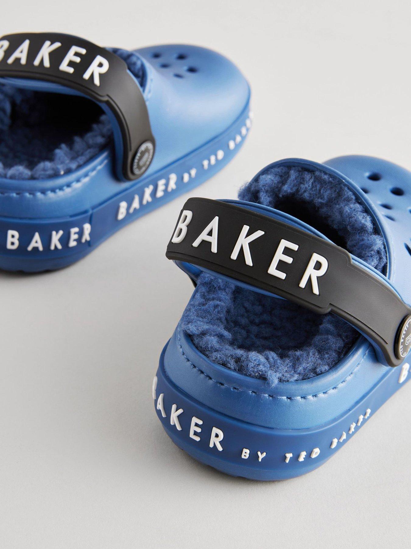 Image 3 of 5 of Ted Baker Younger Boys Borg Sling Back Shoe - Blue