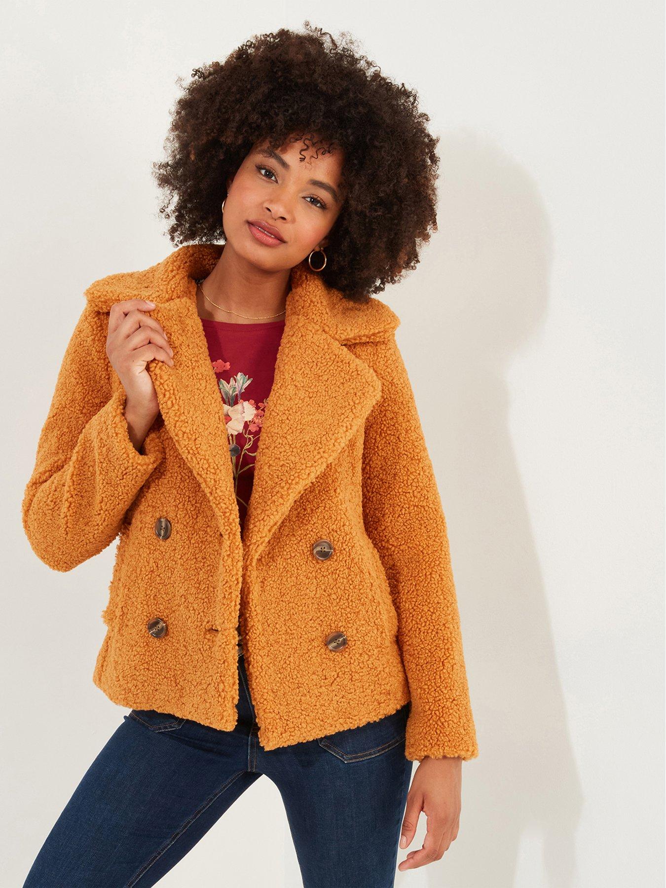 joe-browns-cropped-teddy-jacket-mustard