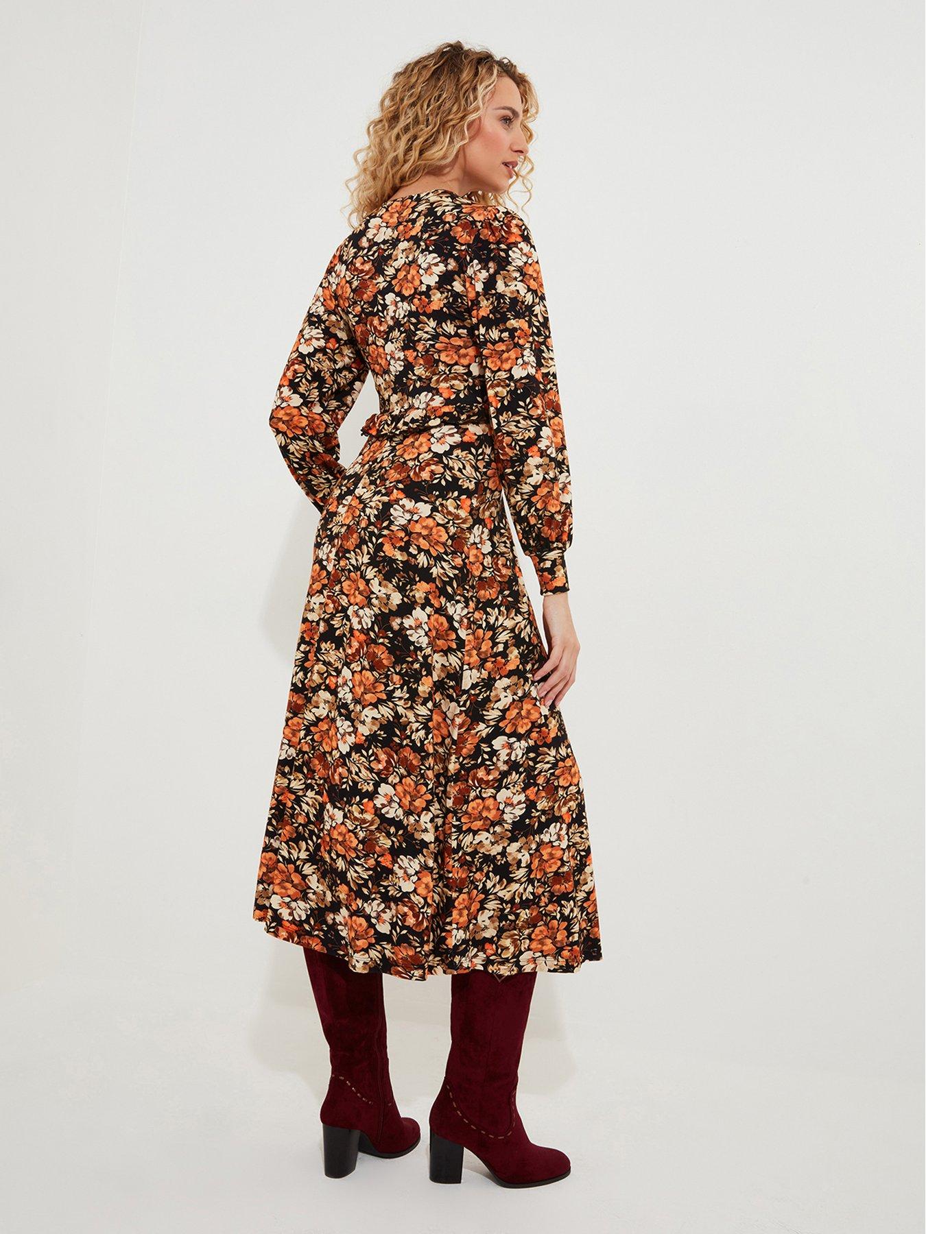 joe-browns-floral-printed-v-neck-jersey-dress-brownstillFront