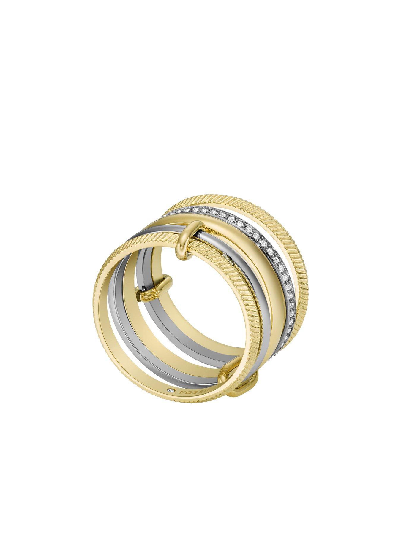 fossil-fossil-womens-harlow-linear-texture-two-tone-stainless-steel-prestack-ringdetail