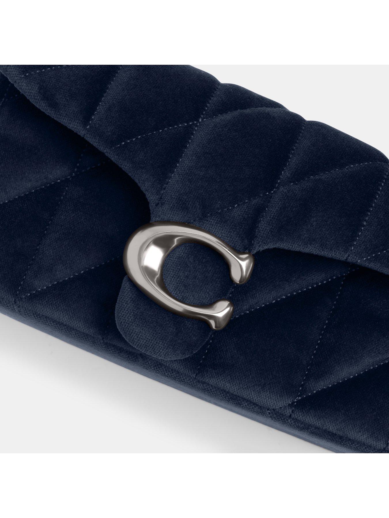 Quilted Velvet Tabby Shoulder Bag 20 With Chain