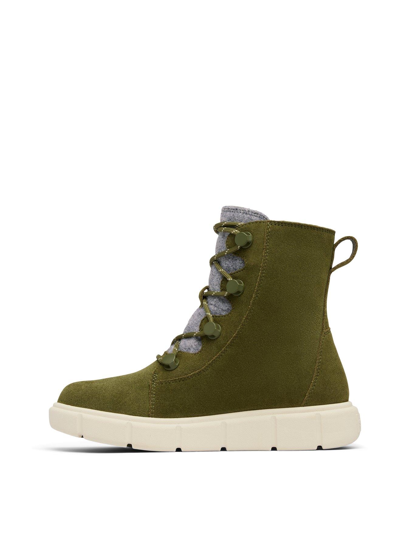 SOREL Womens Explorer Joan Waterproof Boots Khaki Very Ireland