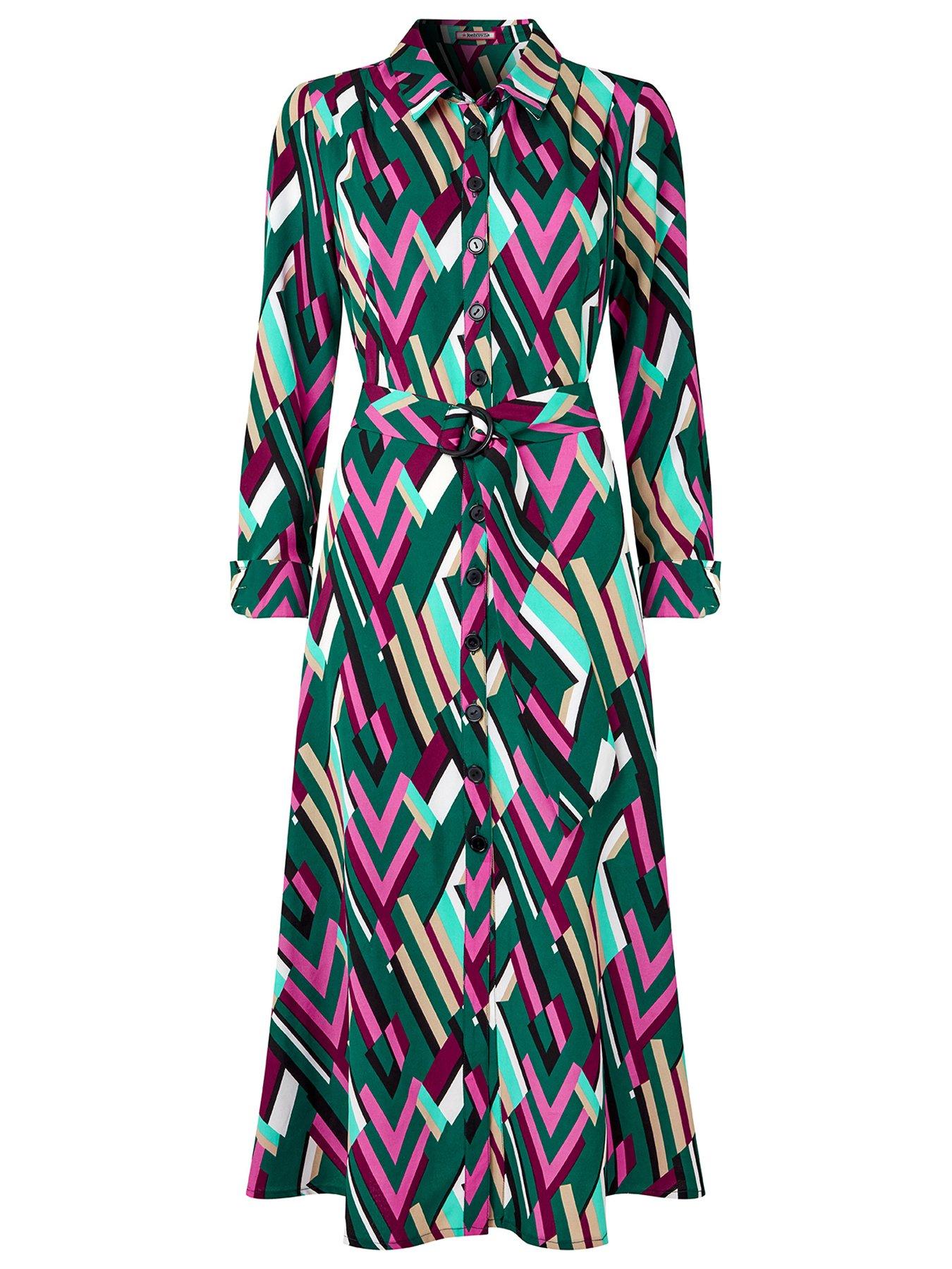 joe-browns-geometric-print-shirt-dress-multidetail