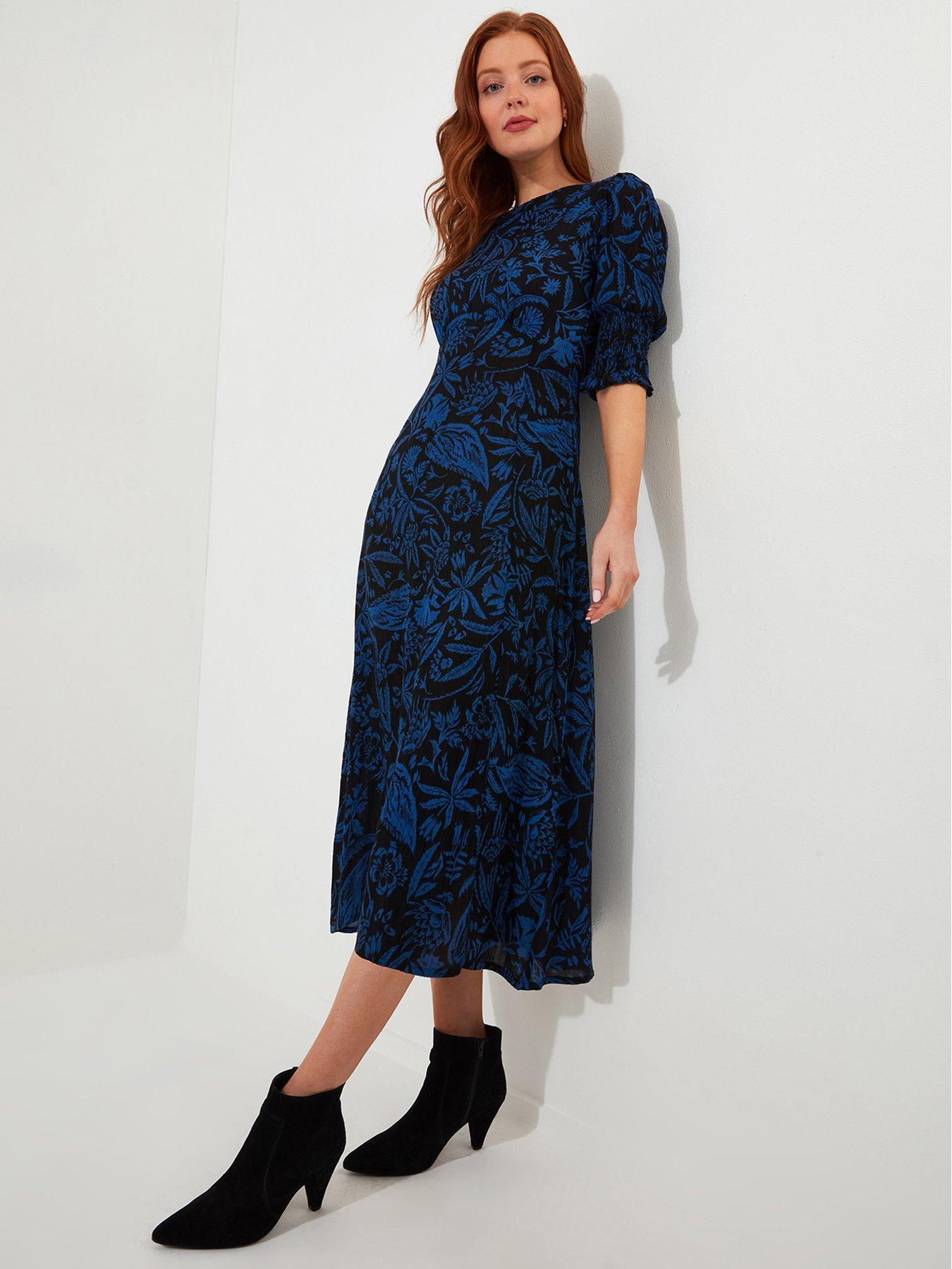 joe-browns-floral-printed-midi-dress-blue