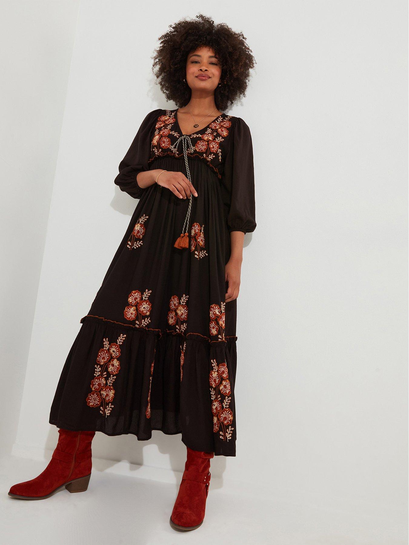 joe-browns-embroidered-boho-black-dressstillFront