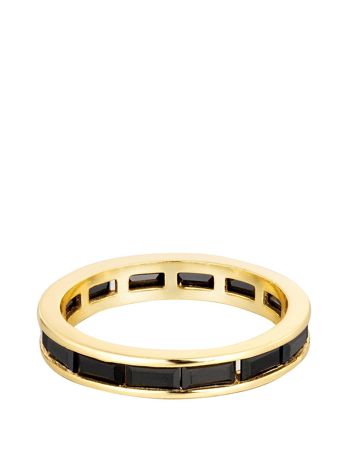 undefined Black CZ Eternity Ring