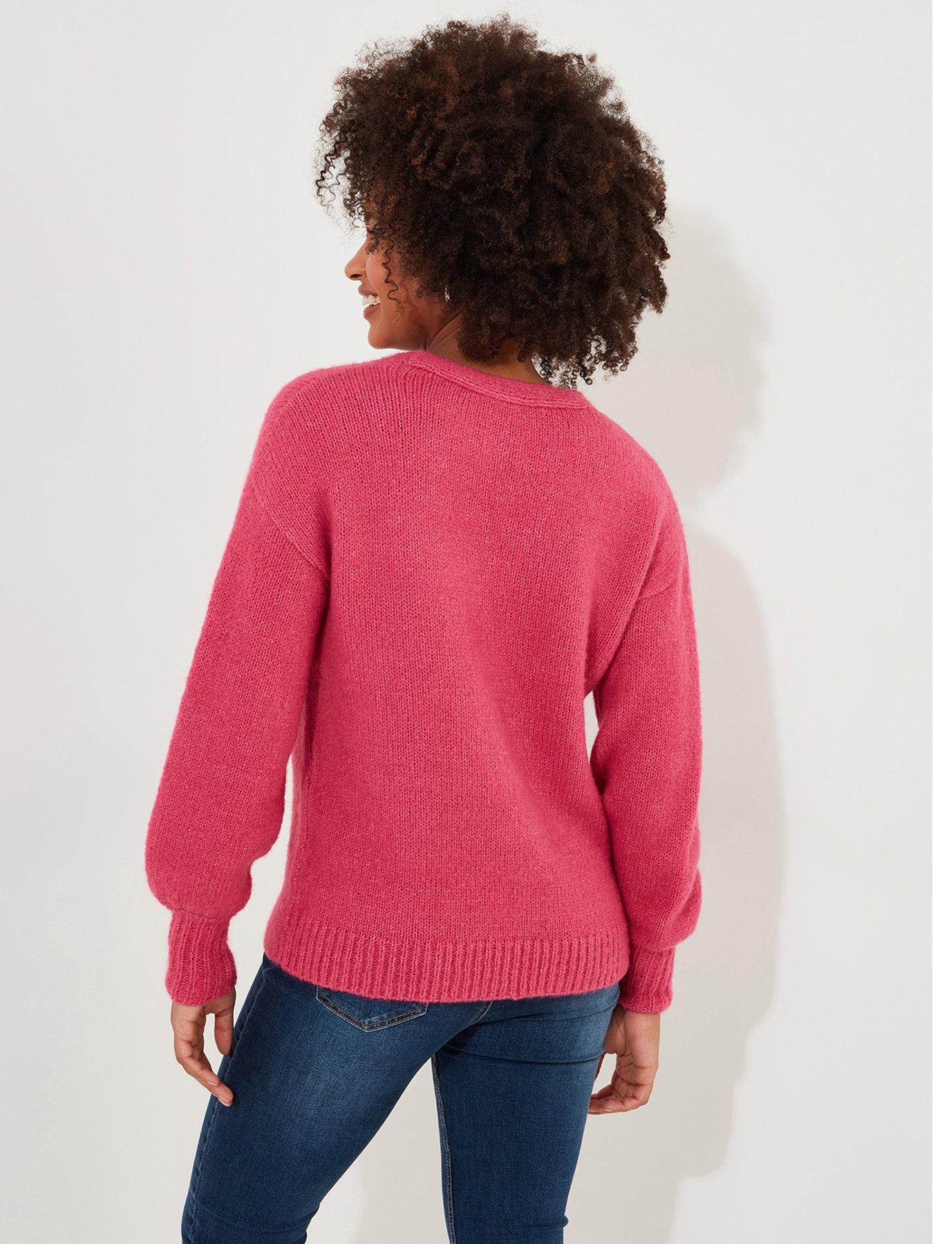 joe-browns-v-neck-knitted-jumper-pinkback