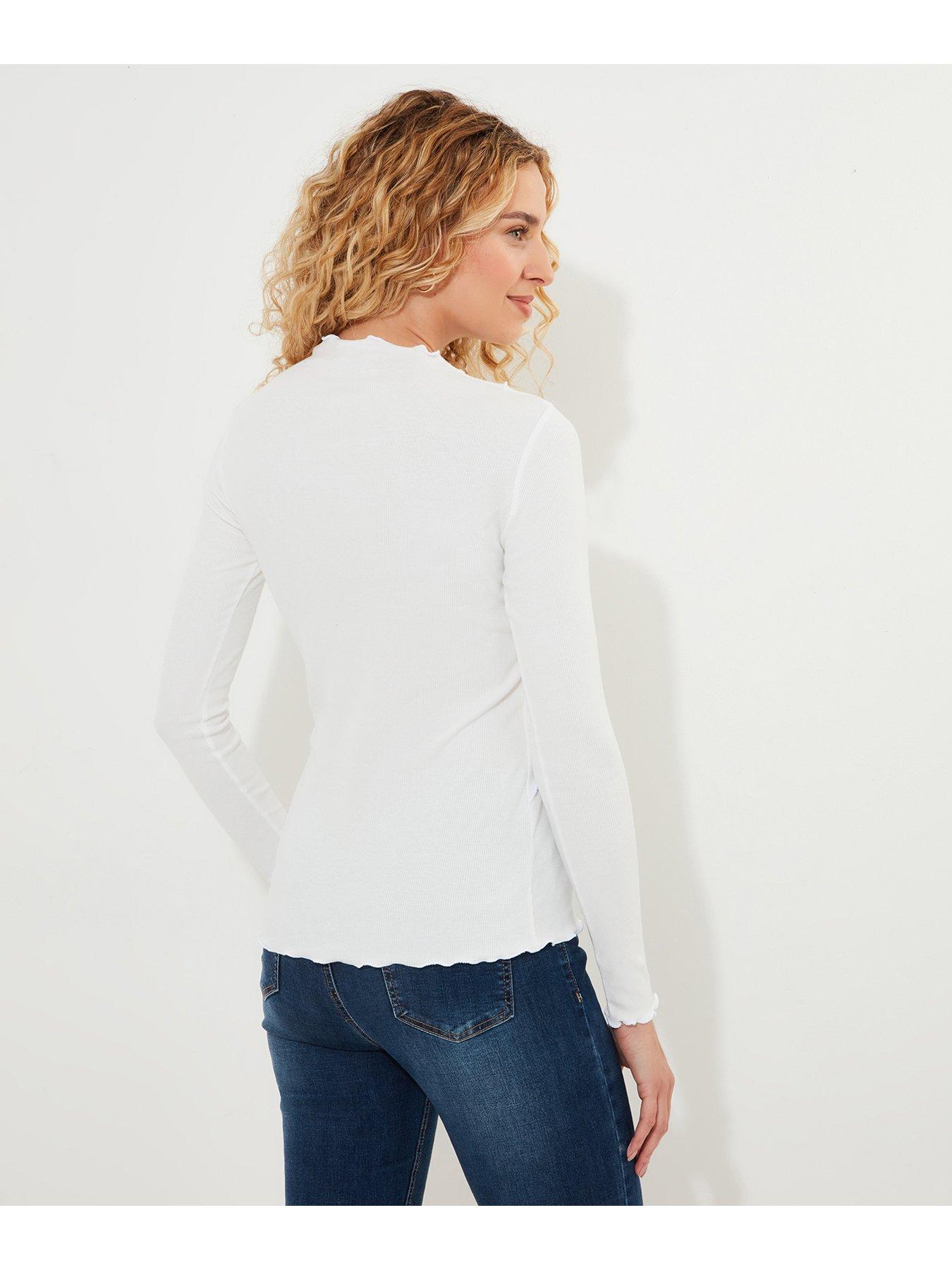 Image 2 of 5 of Joe Browns Chrissie Jersey Top - Cream