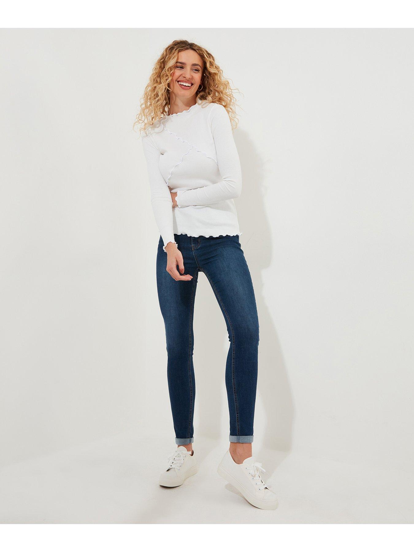 Image 3 of 5 of Joe Browns Chrissie Jersey Top - Cream