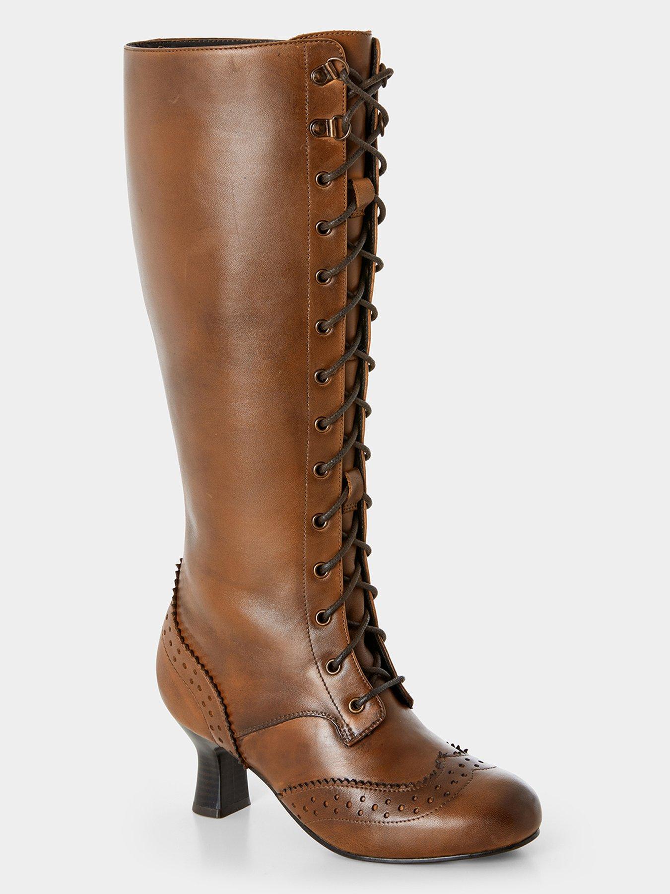 joe-browns-lace-up-leather-boots-brownoutfit