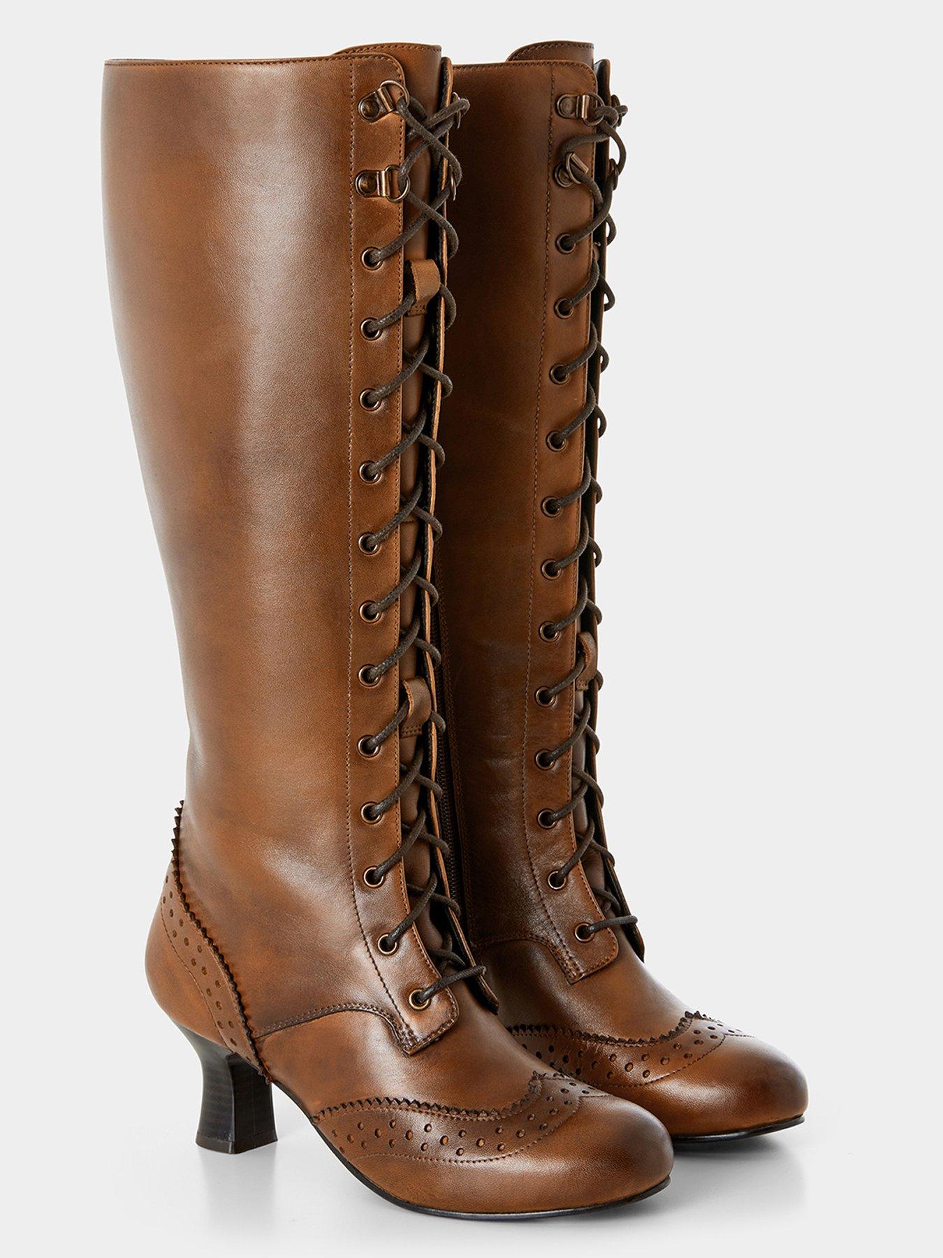 joe-browns-lace-up-leather-boots-browndetail