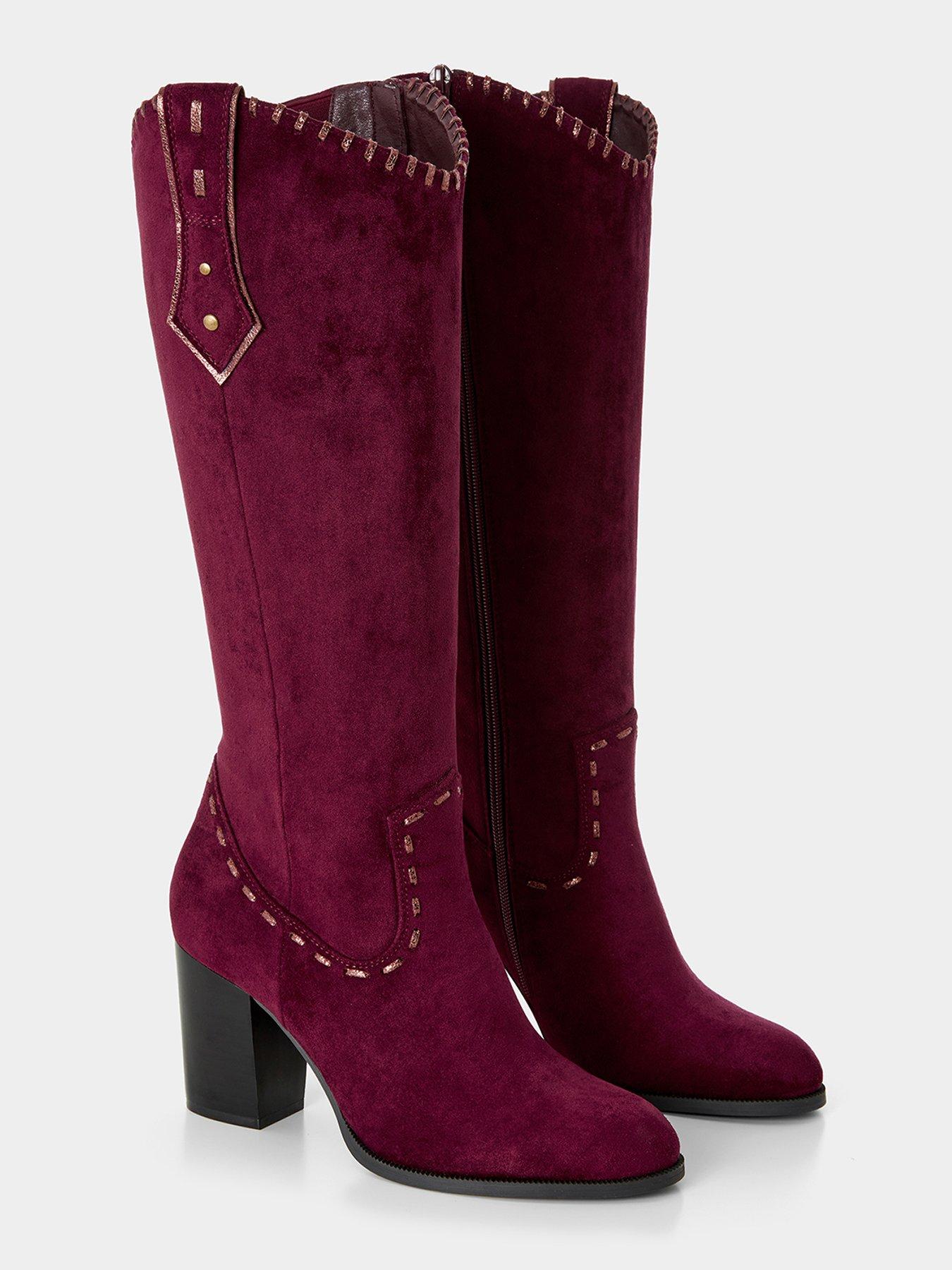 joe-browns-suede-western-calf-boot-pinkoutfit